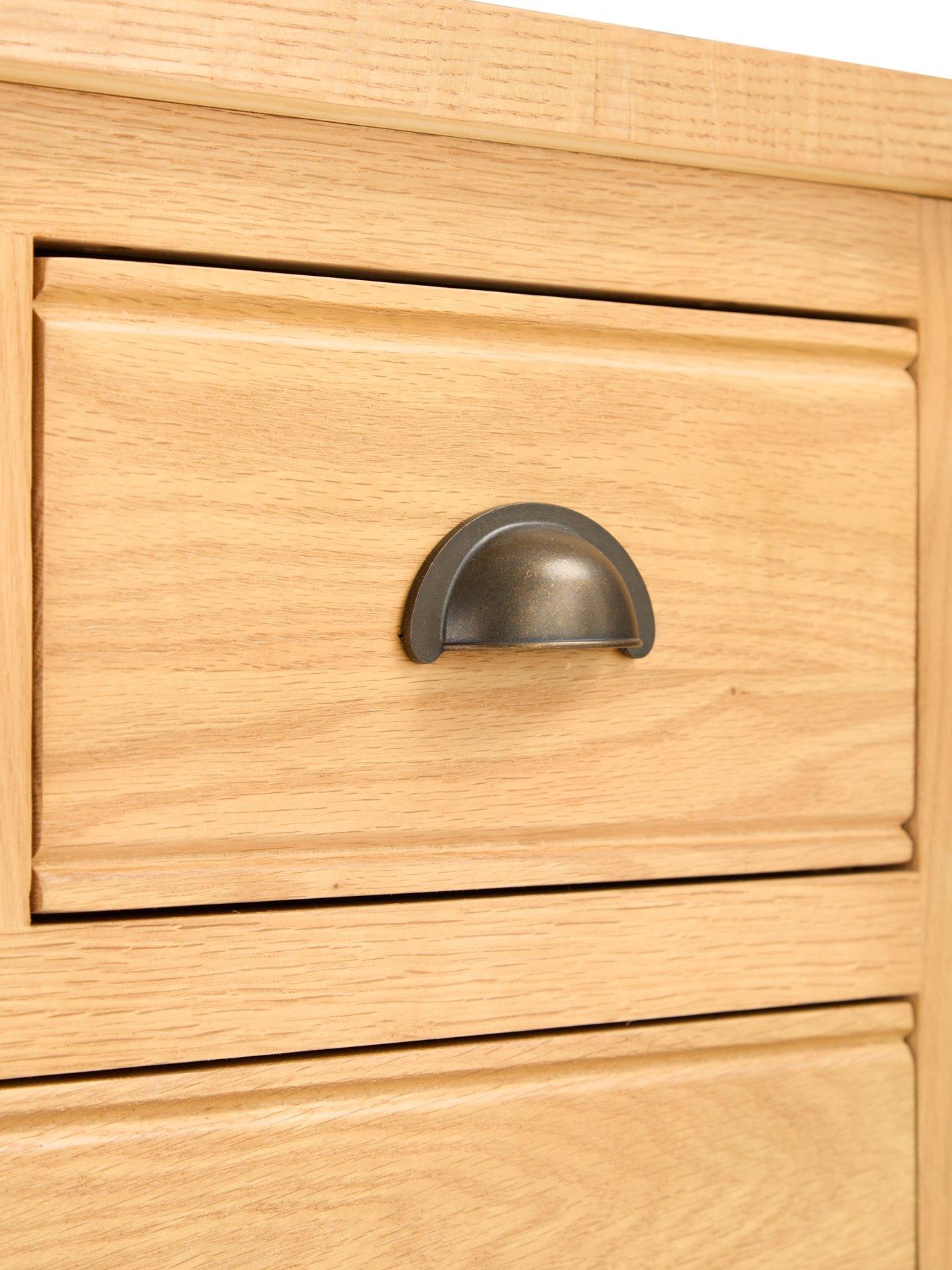 Image 6 of 7 of The Very Collection Ashwin Ready Assembled&nbsp;2 + 3 Drawer Chest&nbsp;- contains Solid Wood