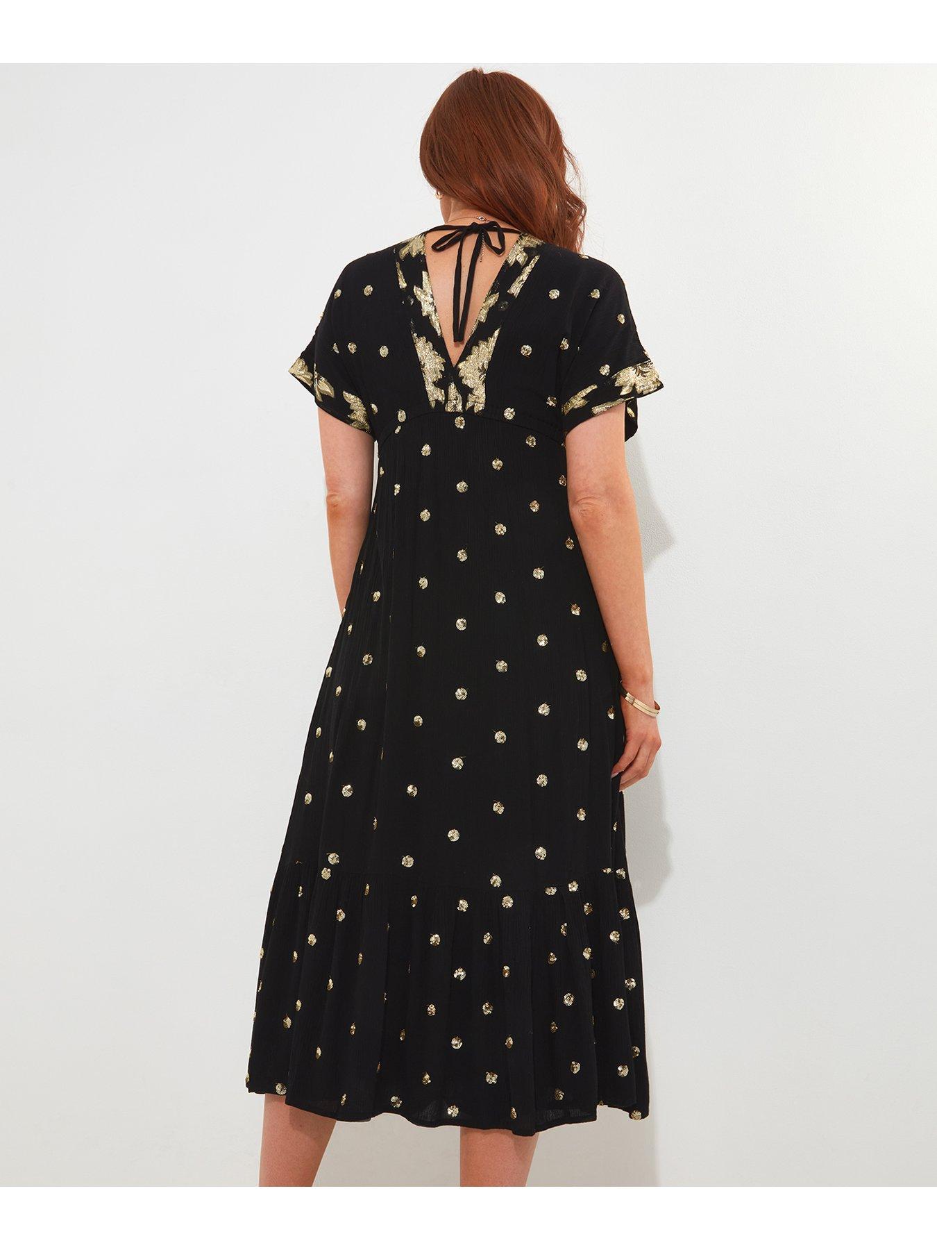 joe-browns-spot-sequin-print-lightweight-maxi-dressdetail