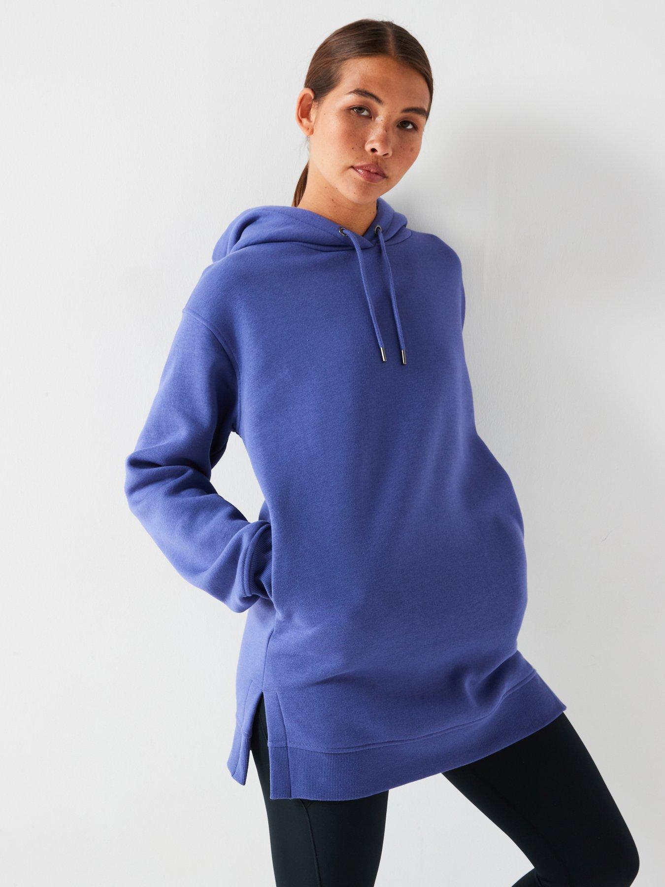 everyday-the-essential-longline-hoodie-bluefront