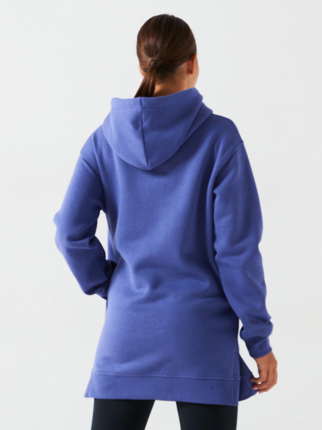 everyday-the-essential-longline-hoodie-bluestillFront