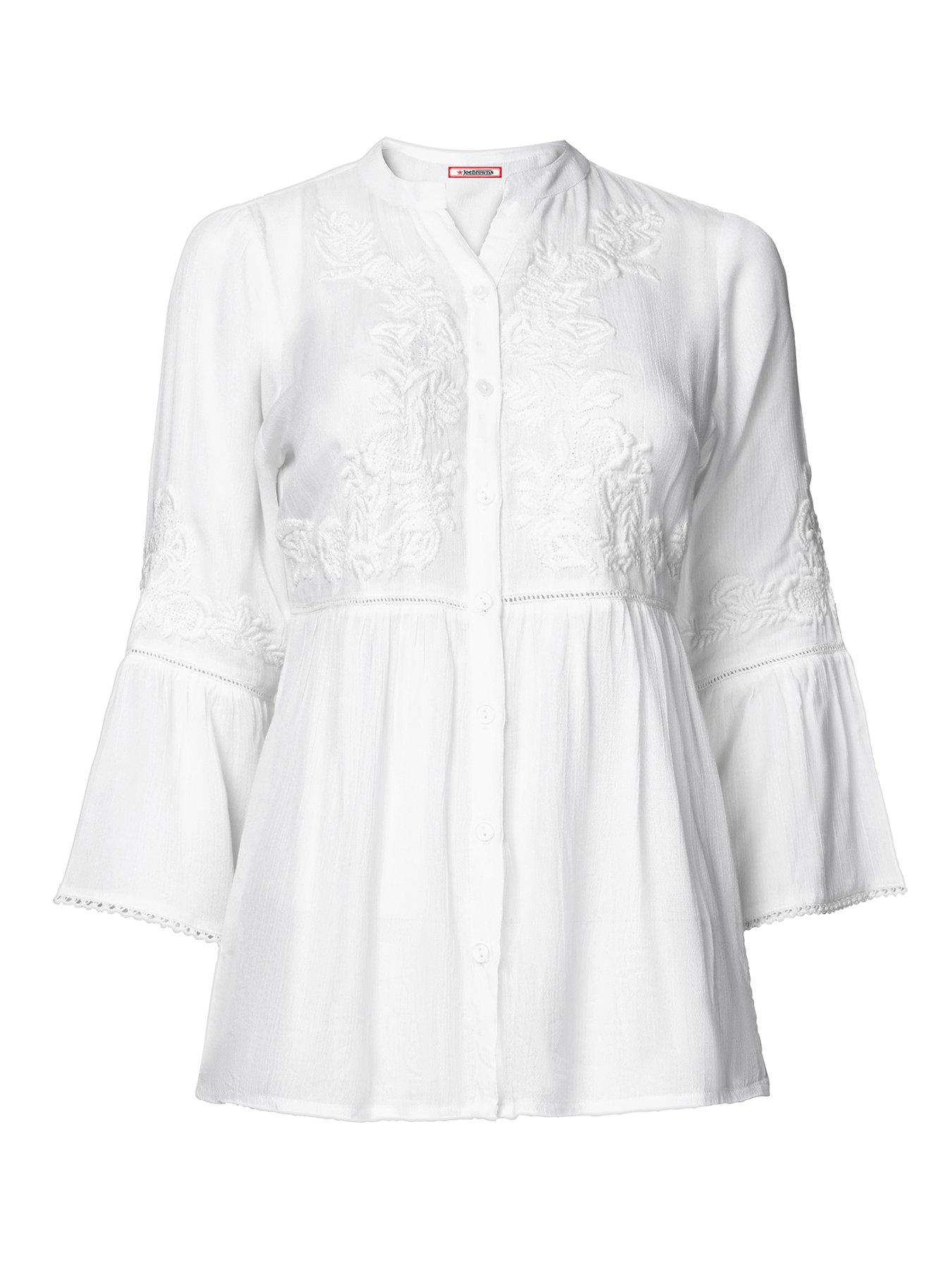 joe-browns-embroidered-34-sleeve-top-whitedetail