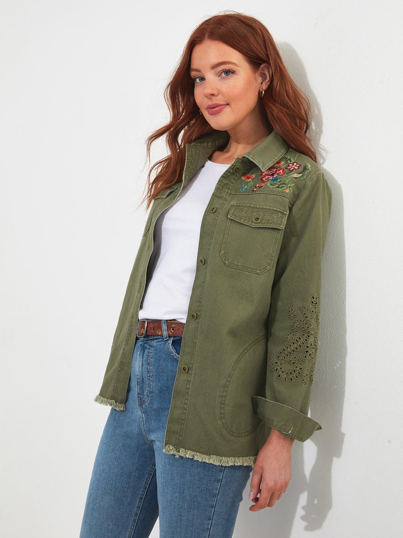 joe-browns-embroidered-shacket-green