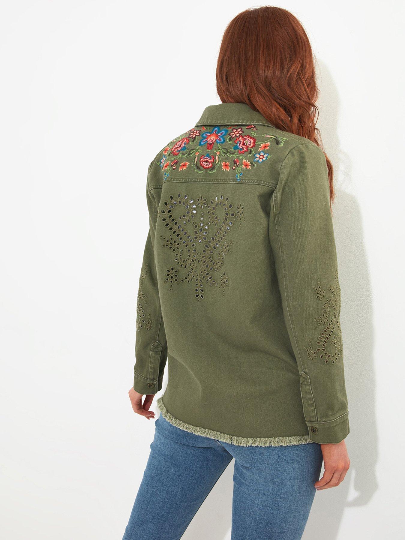 joe-browns-embroidered-shacket-greenstillFront