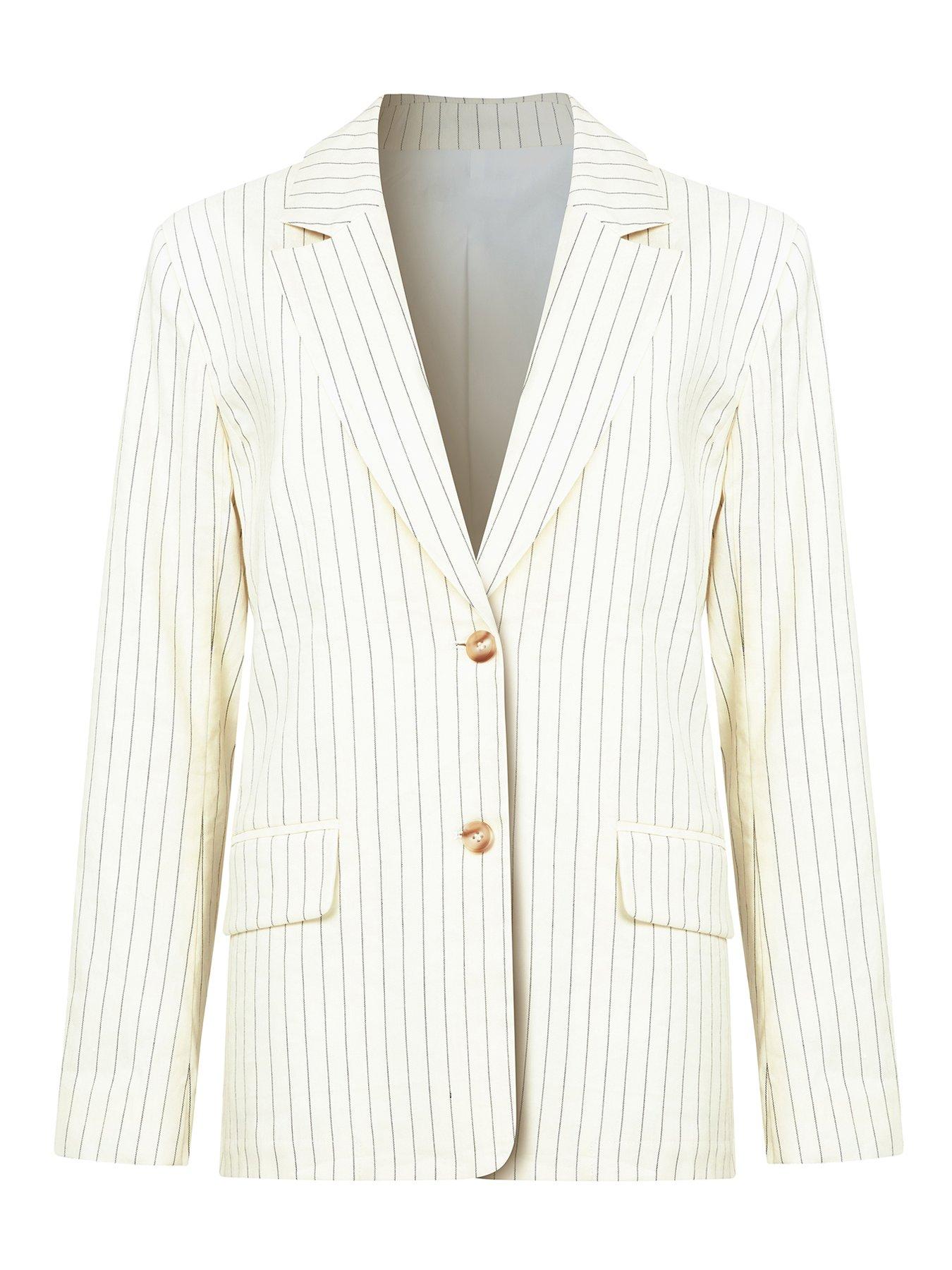 joe-browns-pinstripe-blazer-creamdetail