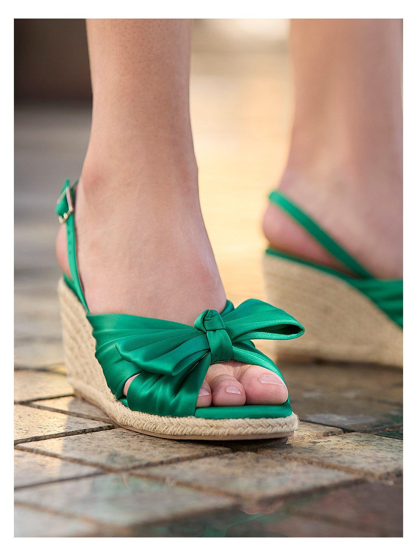 joe-browns-satin-bow-espadrille-shoes-greendetail