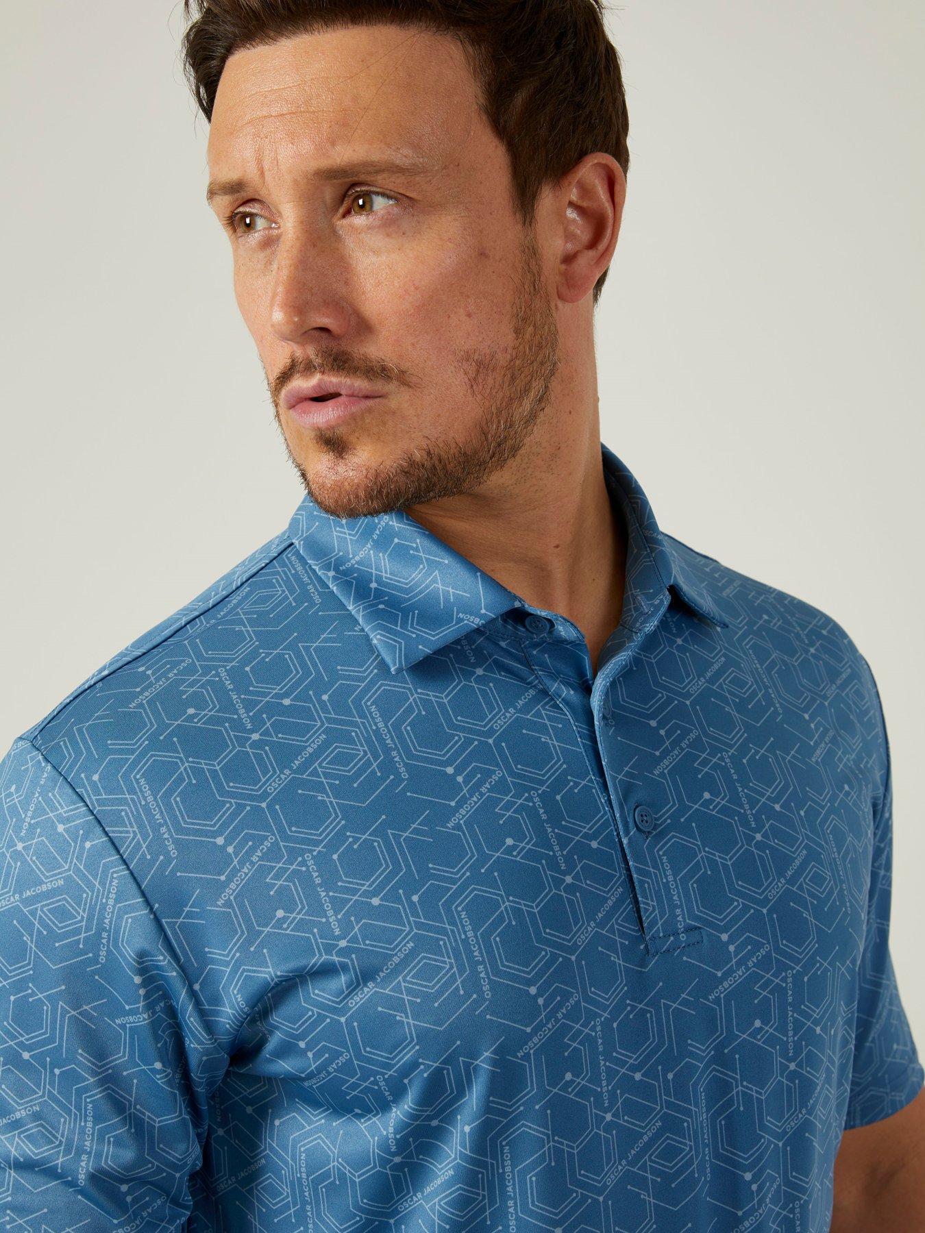 oscar-jacobson-mens-hollow-polo-bluedetail