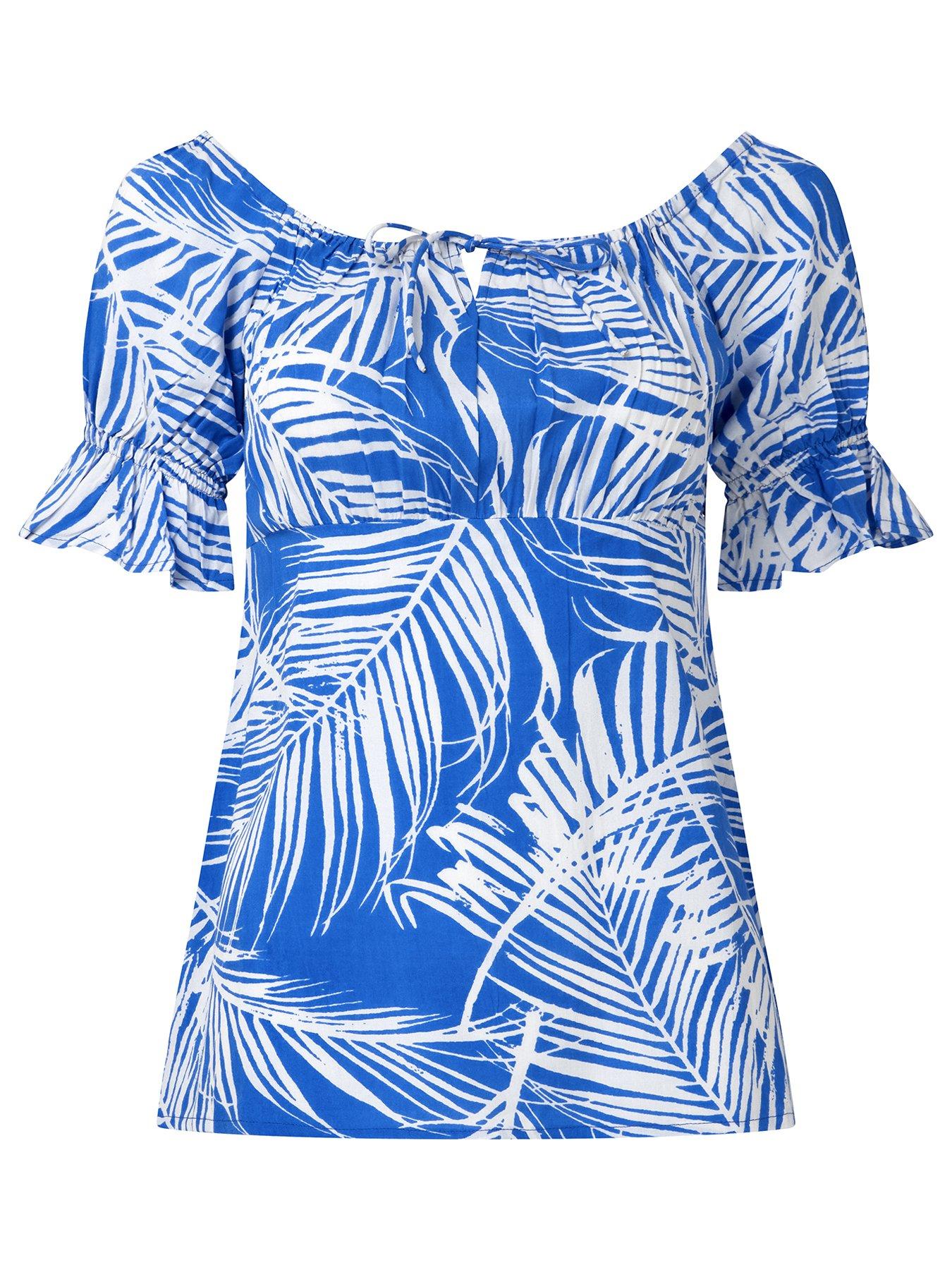 joe-browns-summer-blues-printed-top-bluedetail