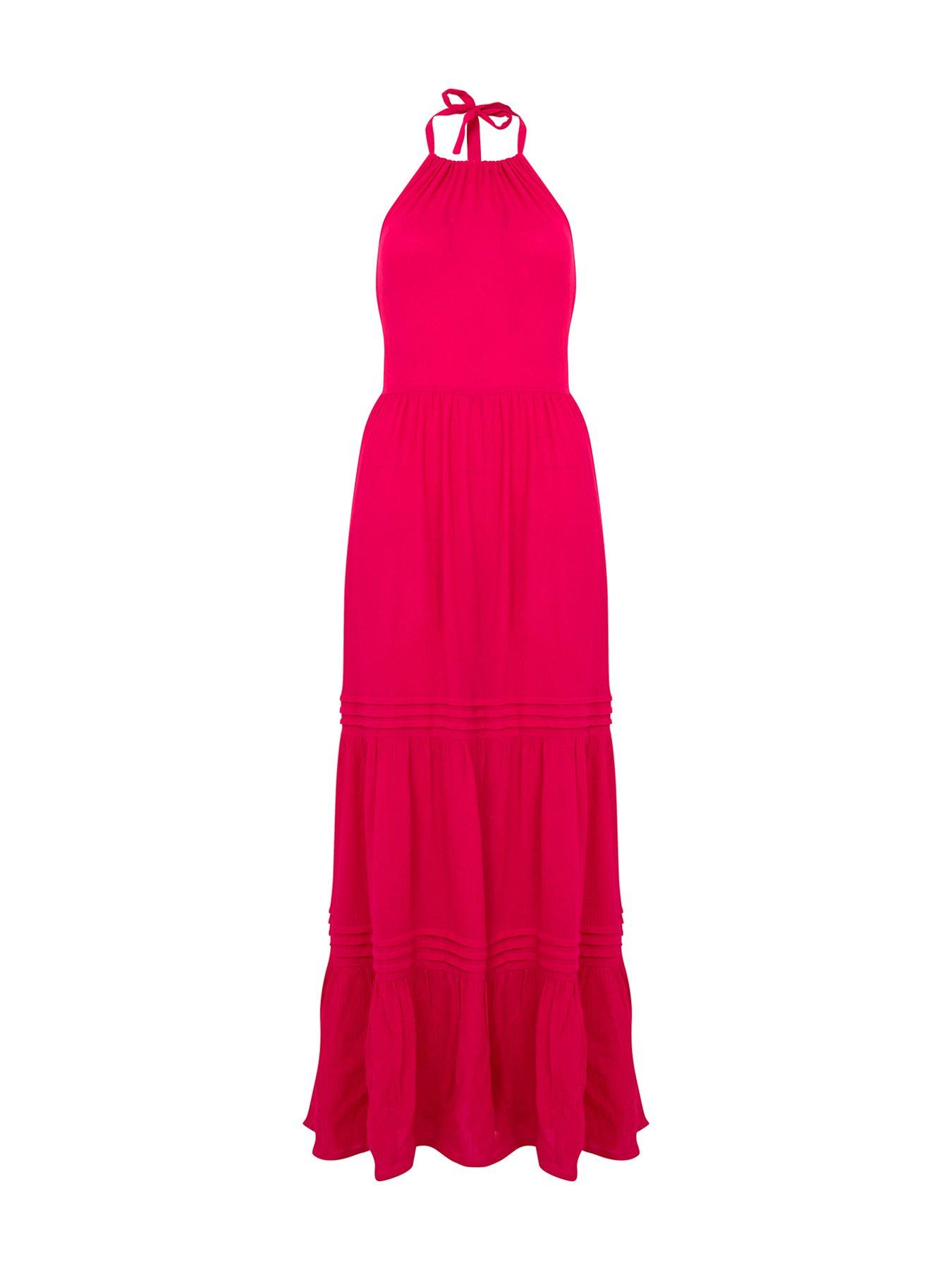 joe-browns-halter-neck-maxi-dress-pinkdetail