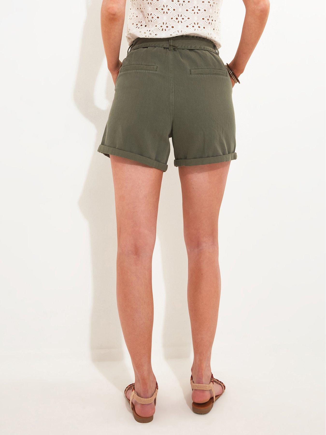 joe-browns-tie-waist-short-greenstillFront