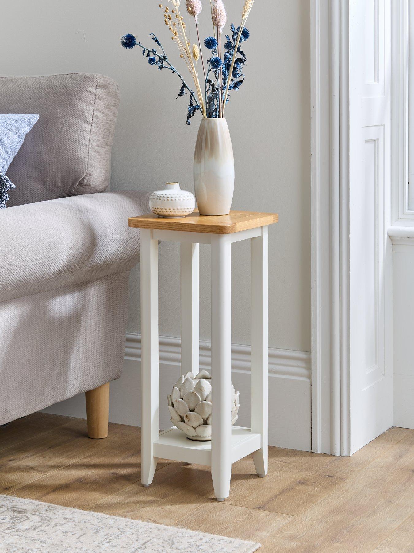 Image 1 of 6 of Very Home Harbour Ready Assembled Side Table - White/Oak