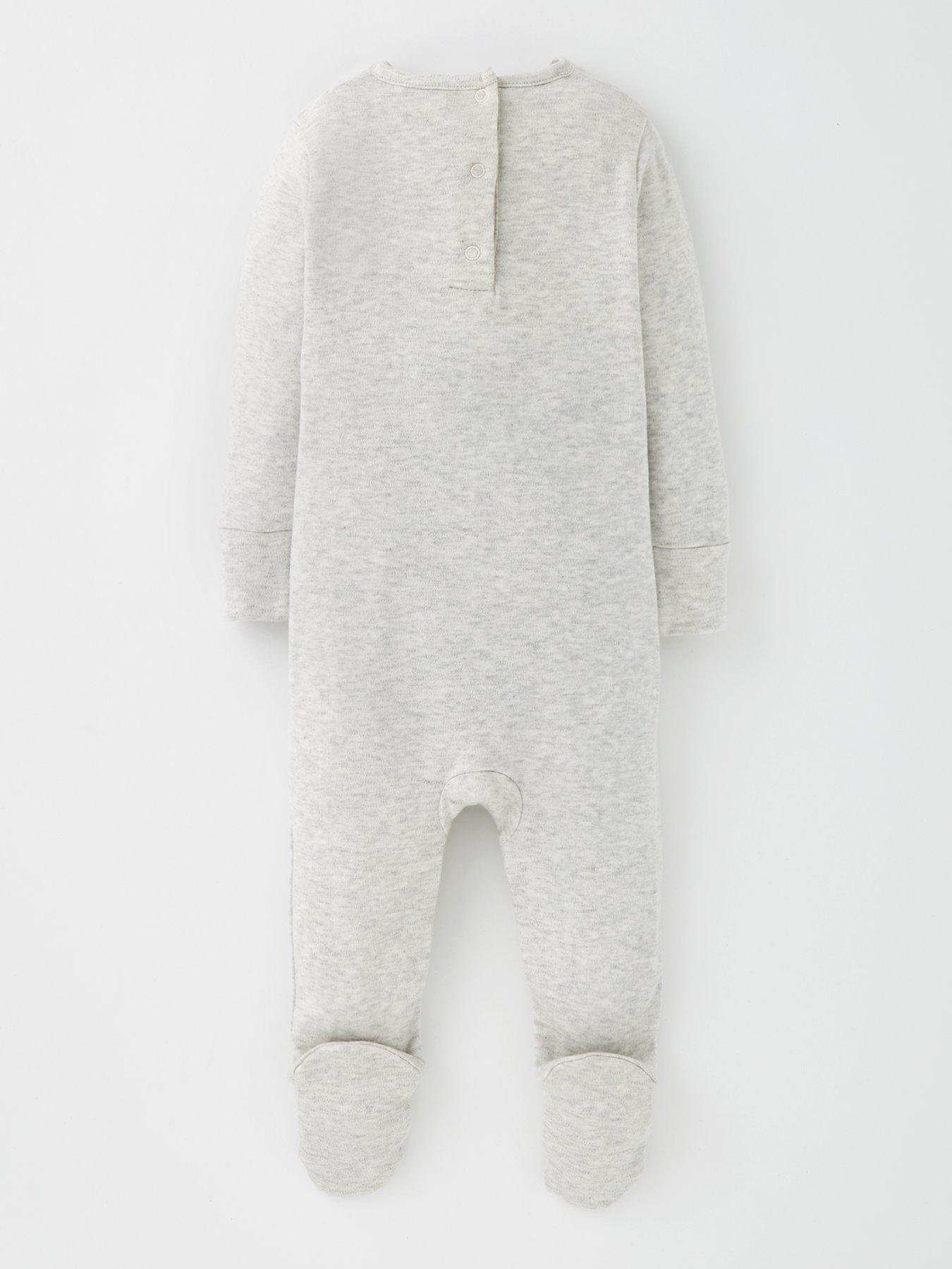 Image 3 of 4 of Mini V by Very Unisex 3 Pack Penguin Sleepsuit - Multi