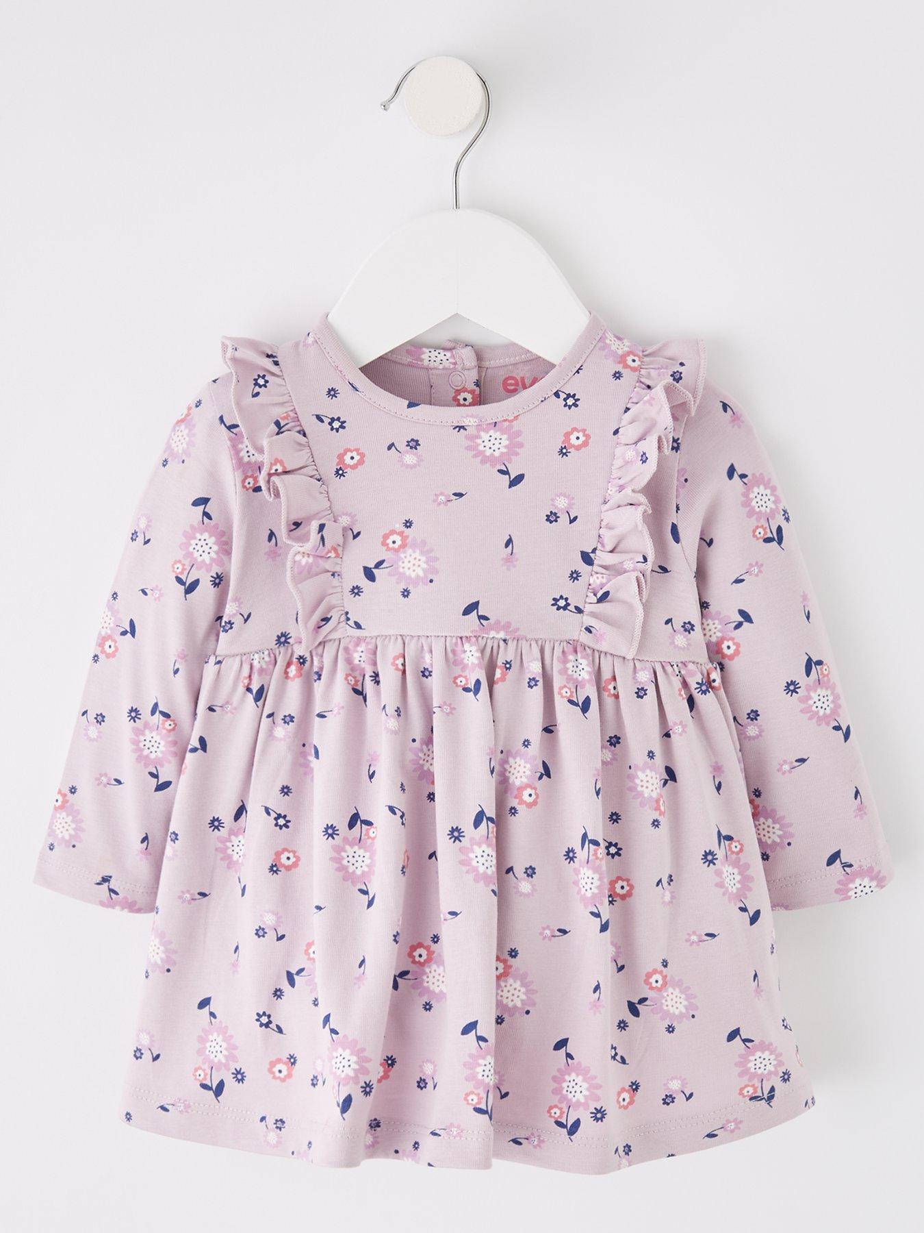 everyday-girls-ditsy-print-long-sleeve-jersey-dress