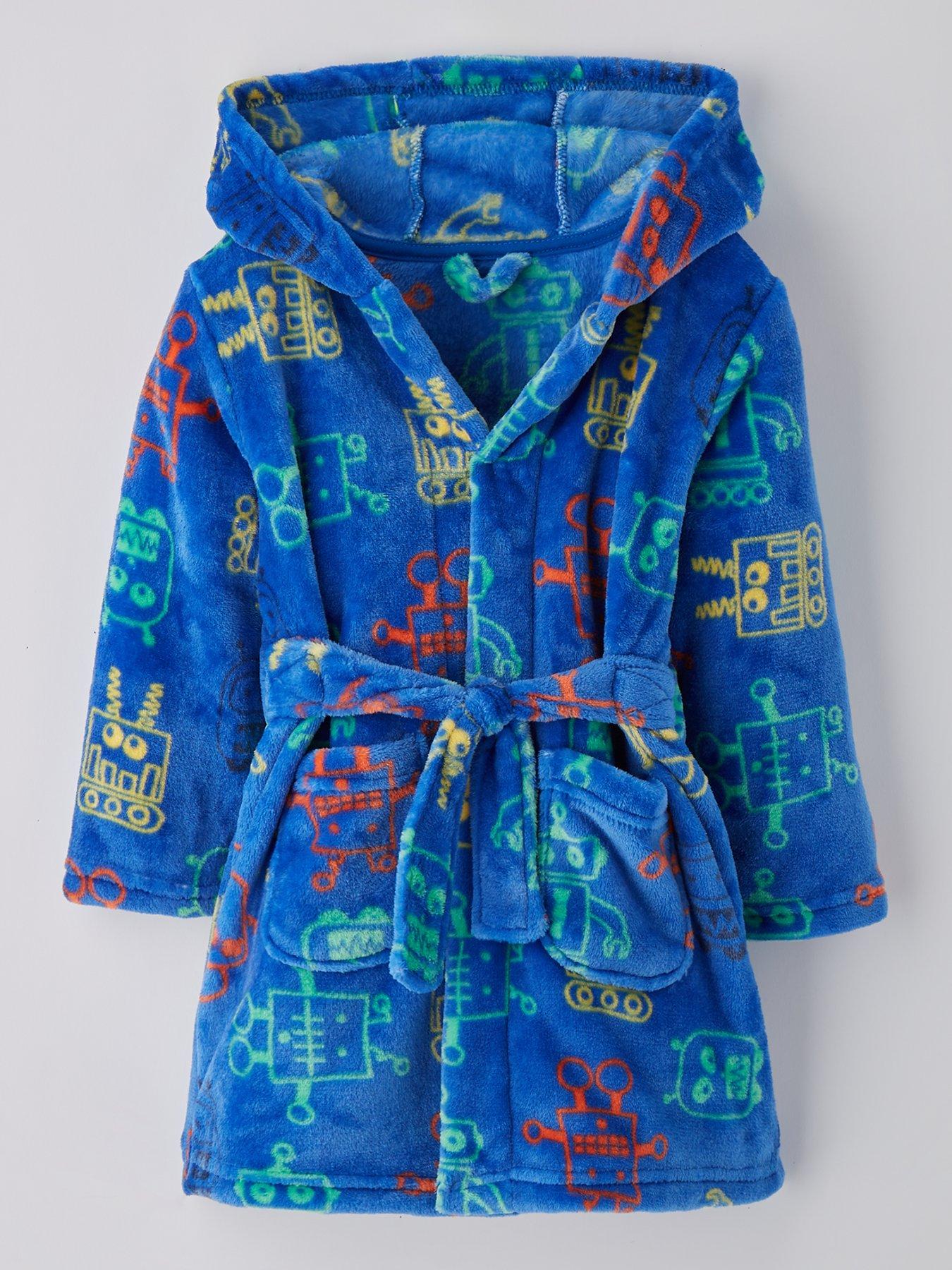 everyday-boys-fleece-robot-robe-multi