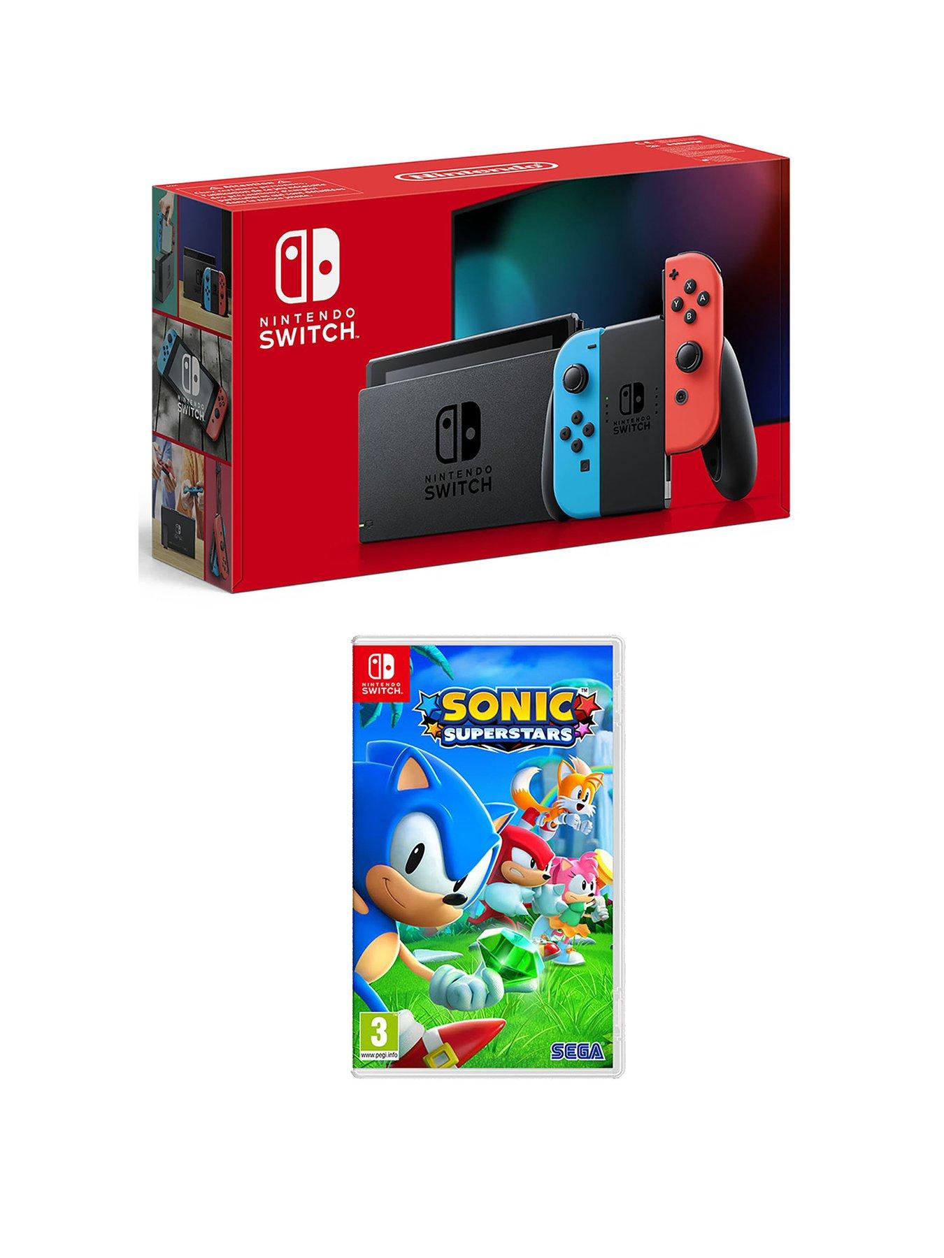 Image of Nintendo Switch Nintendo Switch Neon Console 1.1  &  SONIC SUPERSTARS