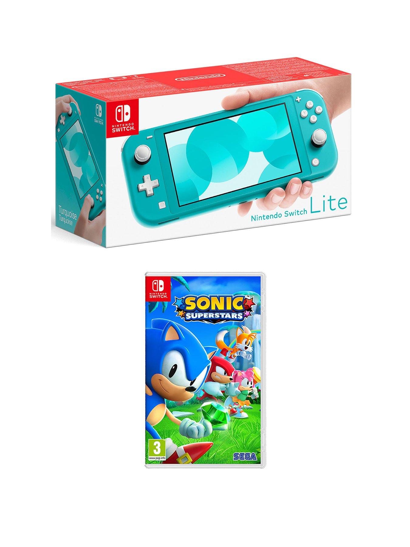 undefined Nintendo Switch Lite Turquoise Console with  &  SONIC SUPERSTARS