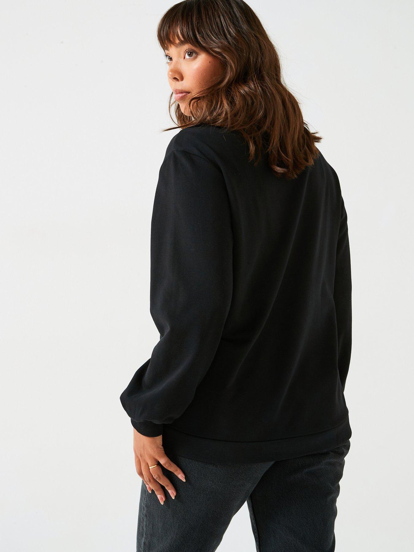 v-by-very-curve-lace-insert-longline-sweat-blackstillFront