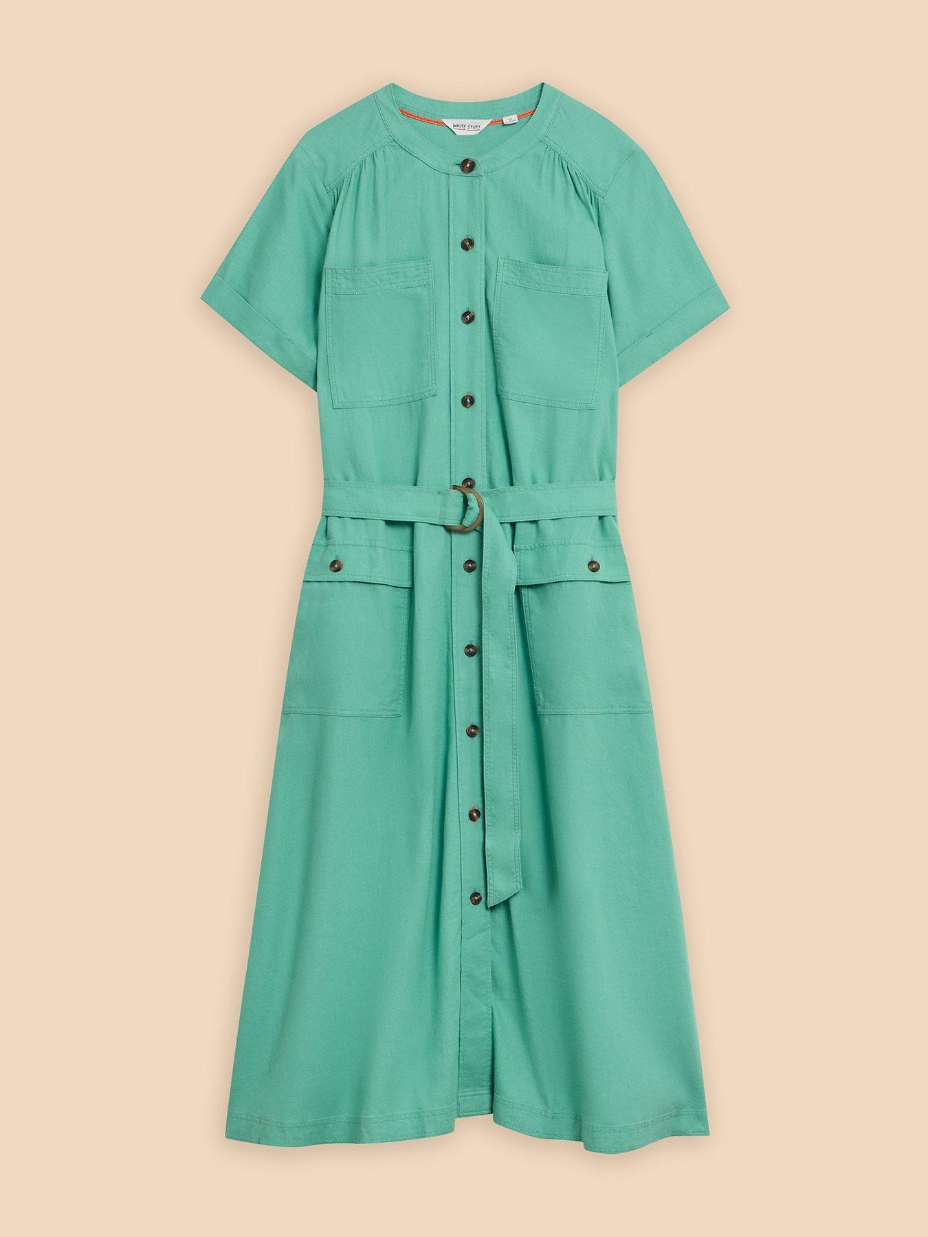 white-stuff-hazel-linen-blend-shirt-dress-greenoutfit