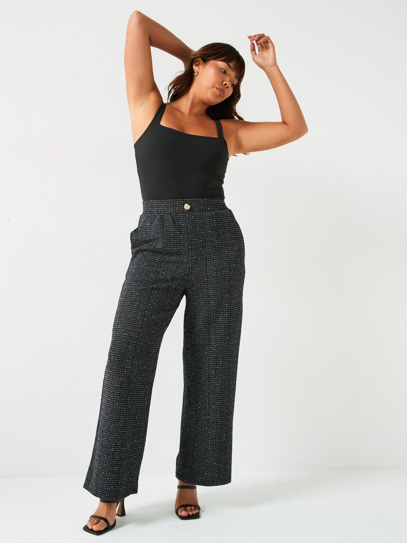 v-by-very-curve-boucle-wide-leg-trouser-blackback