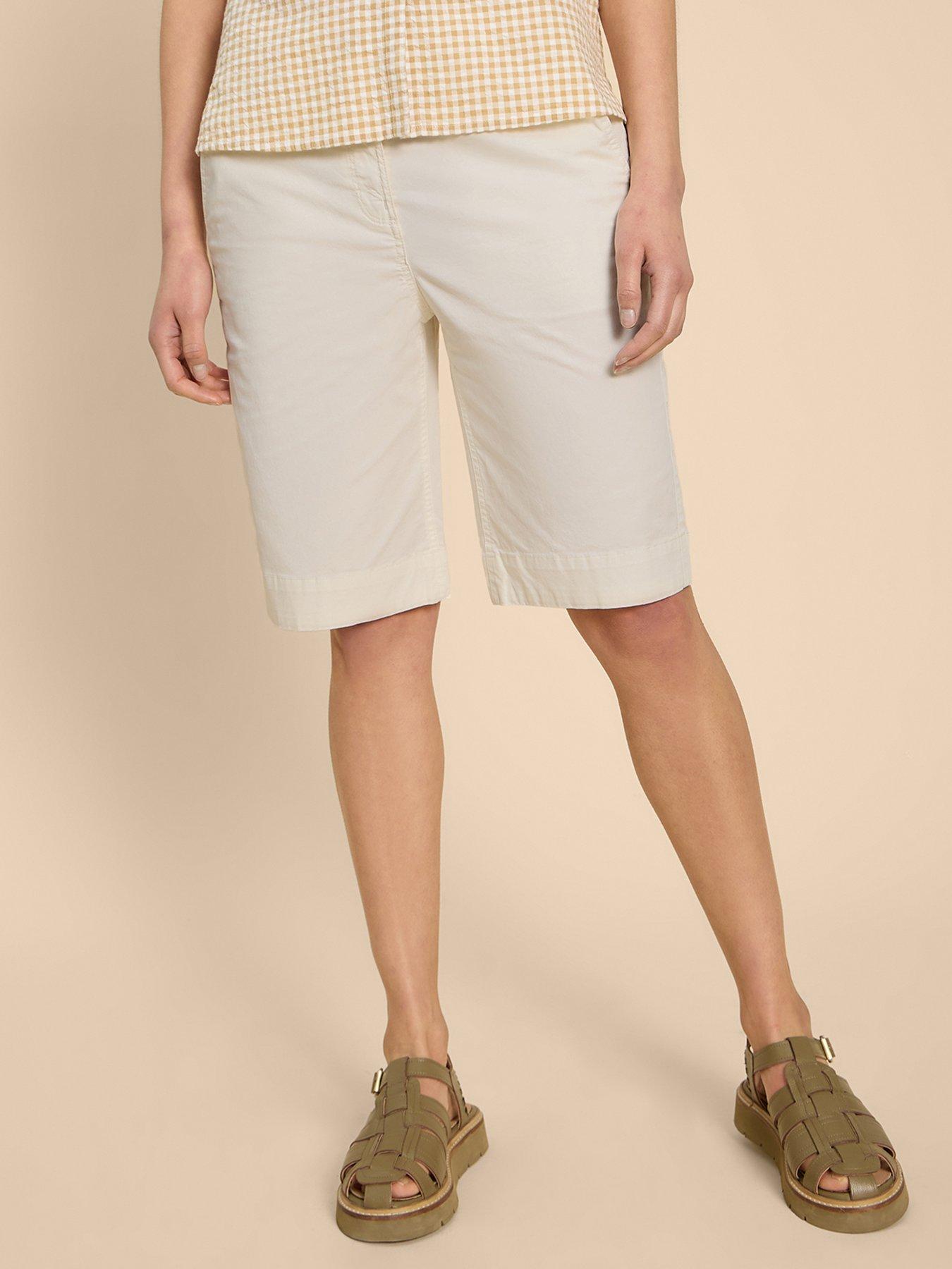 Hayley Chino Shorts White