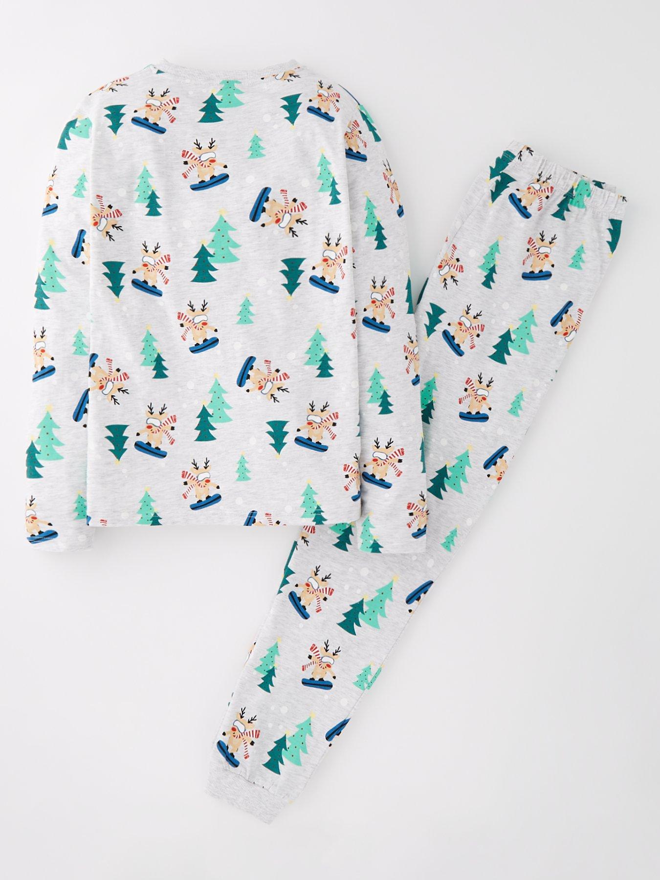 v-by-very-boys-sibling-christmas-ski-pyjama-multiback