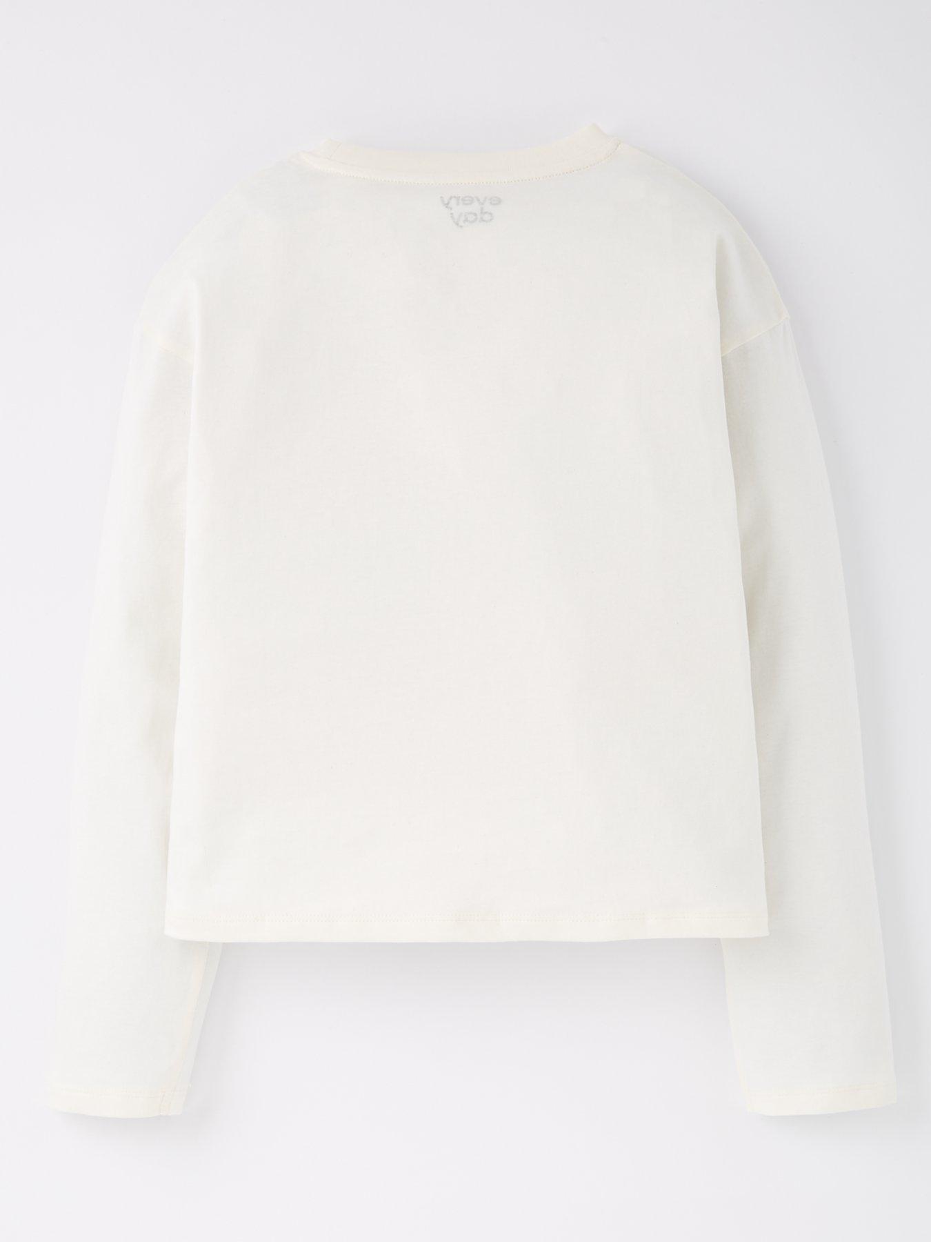 Image 2 of 4 of Everyday Girls Love Single T-shirt - Cream
