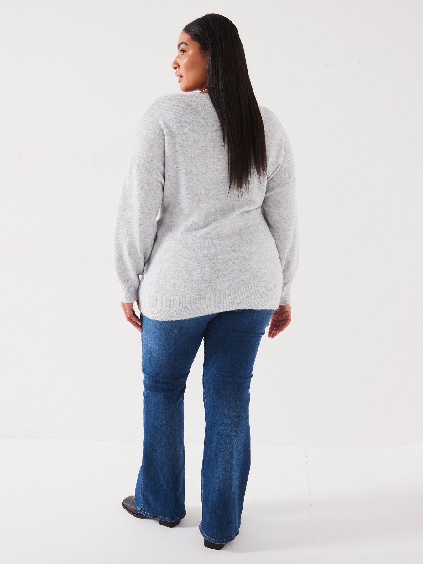 v-by-very-curve-longline-wrap-jumper-greystillFront