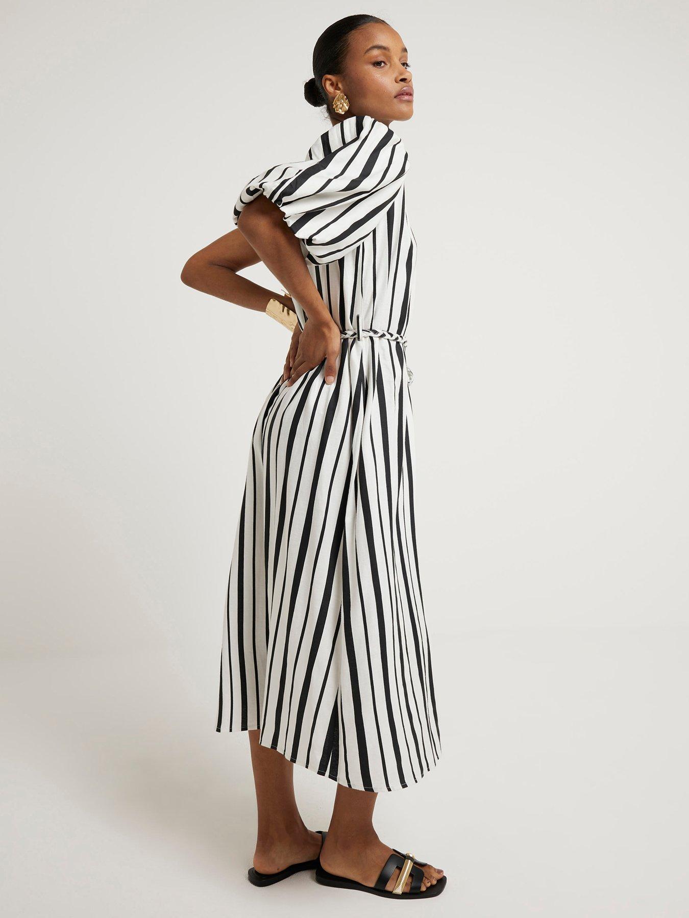 river-island-one-shoulder-stripe-midi-dress-blackstillFront