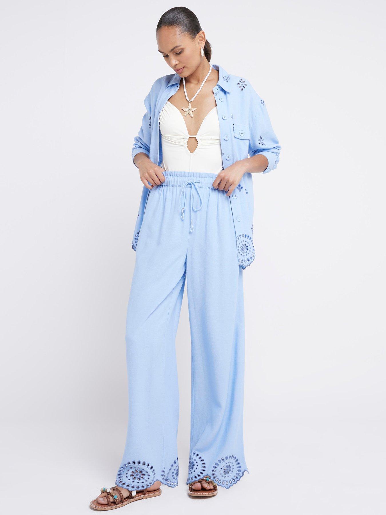 river-island-linen-broderie-trouser-light-blue