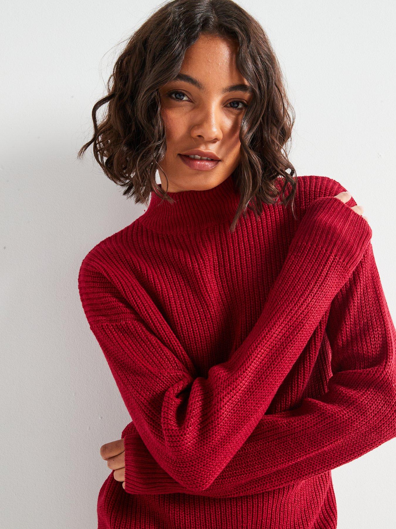 in-the-style-crew-neck-knit-jumper-dress-redoutfit