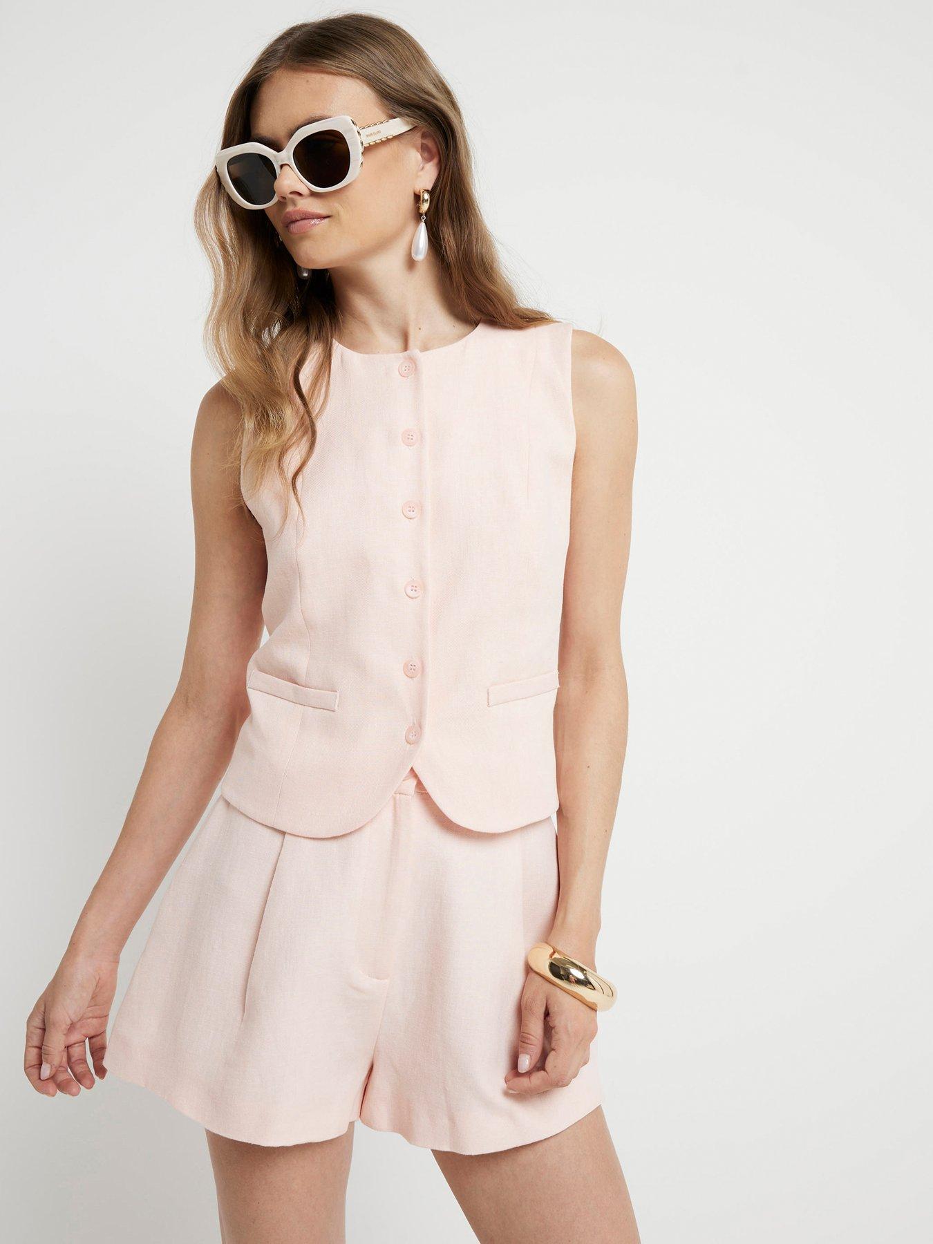 river-island-high-neck-waistcoat-medium-pinkoutfit