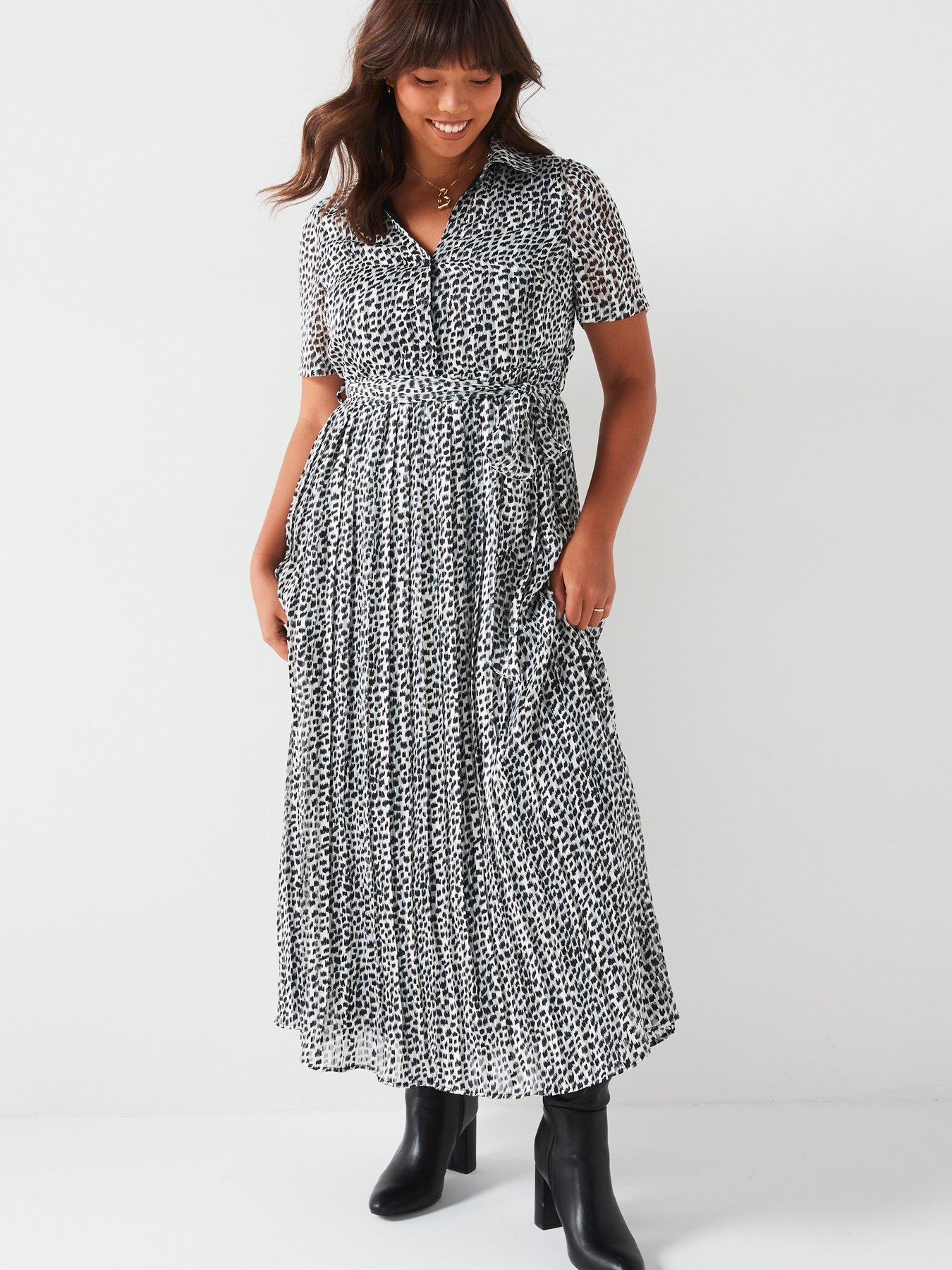 v-by-very-curve-pleated-skirt-short-sleeve-midi-dress-print