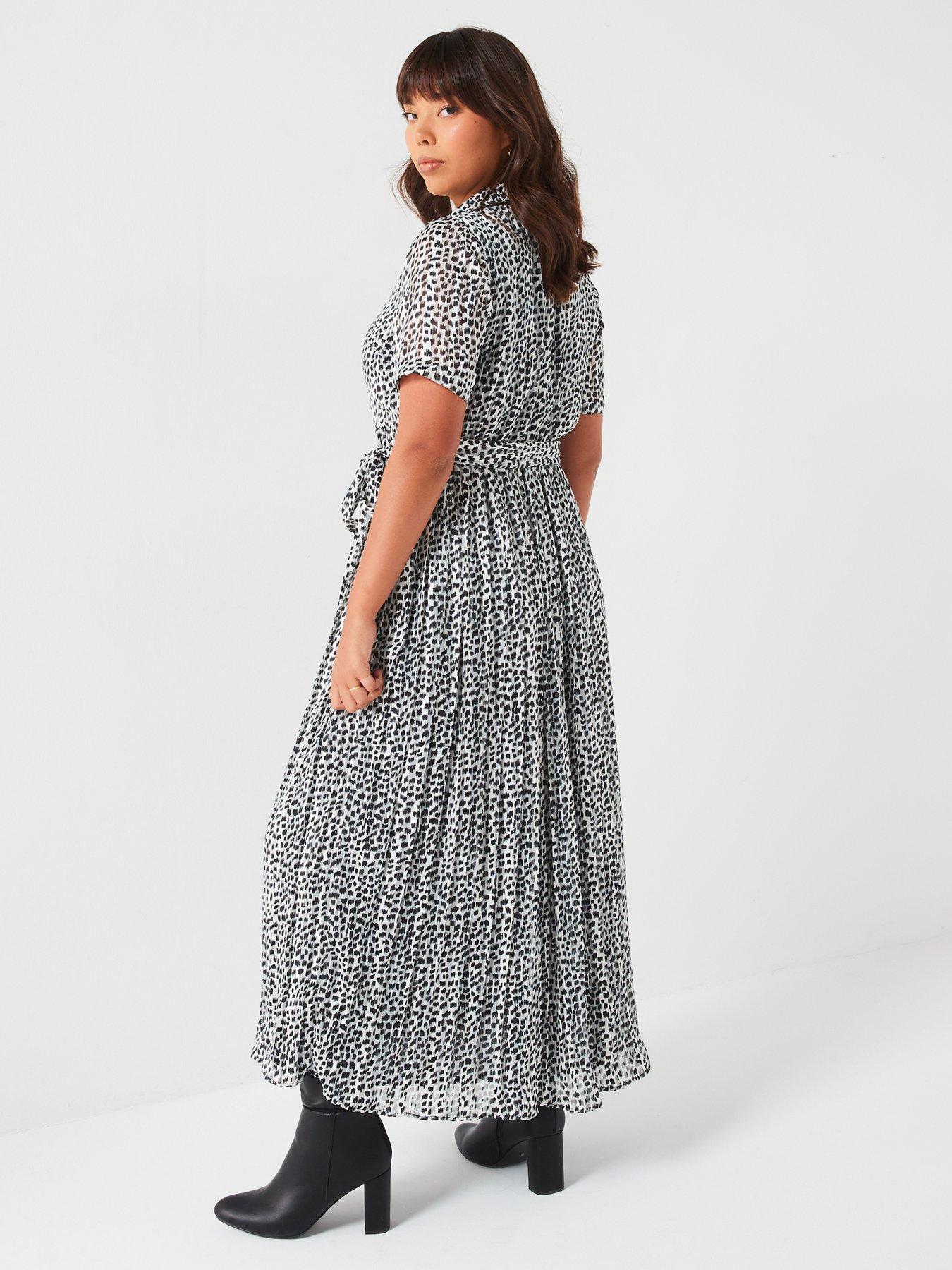 v-by-very-curve-pleated-skirt-short-sleeve-midi-dress-printstillFront