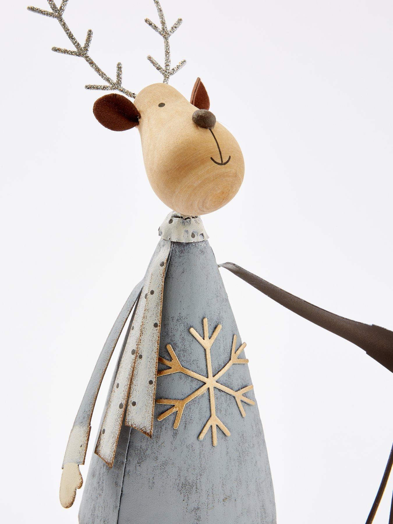 festive-34-cmnbspmetal-standing-reindeer-christmas-decorationback