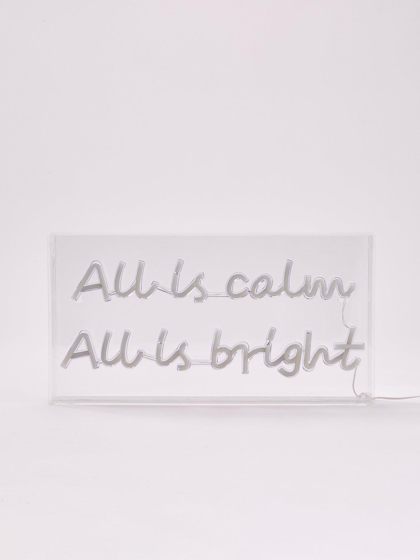 festive-all-is-calm-and-bright-light-christmas-decorationback