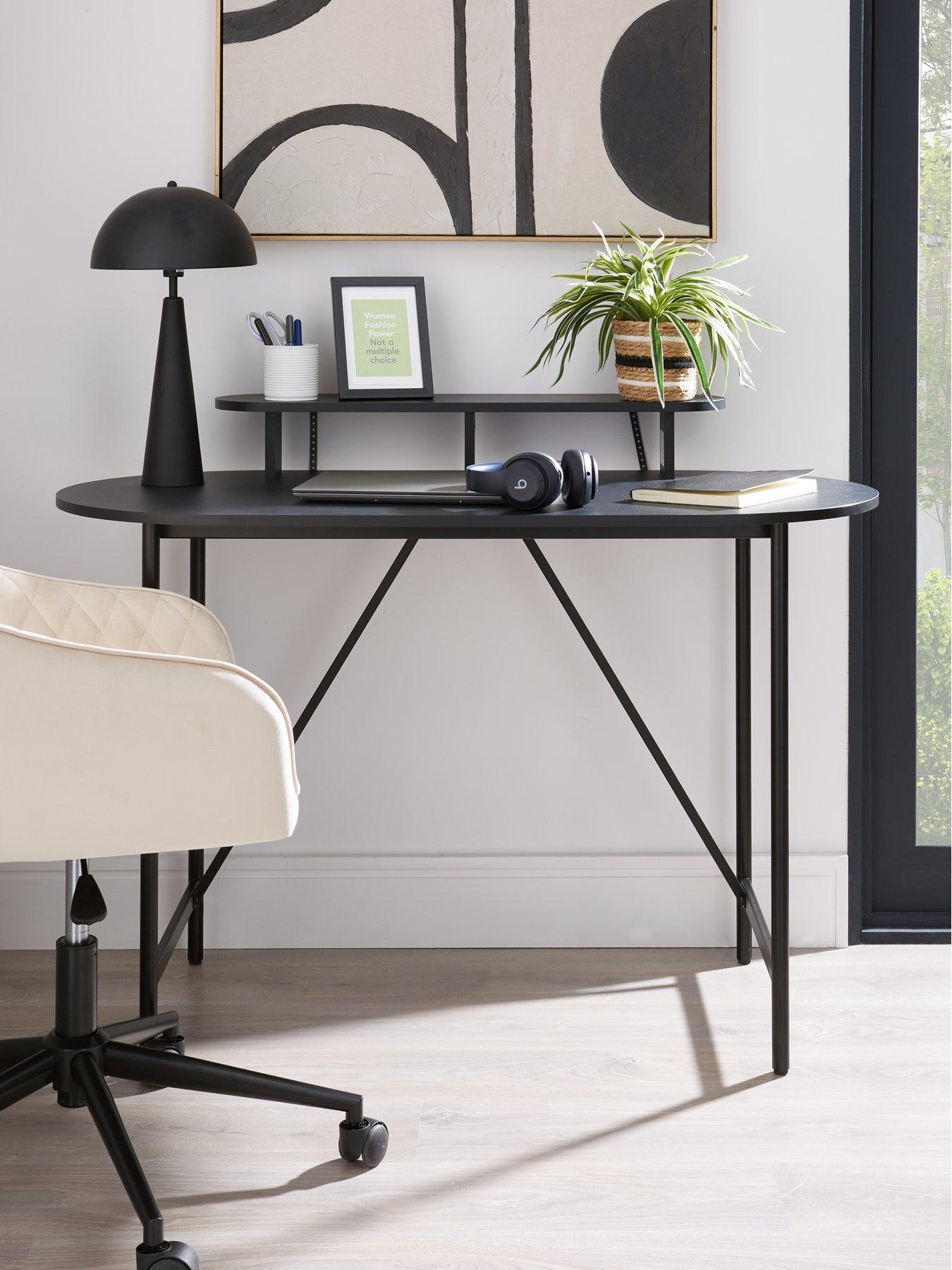 very-home-hava-desk-blackfront