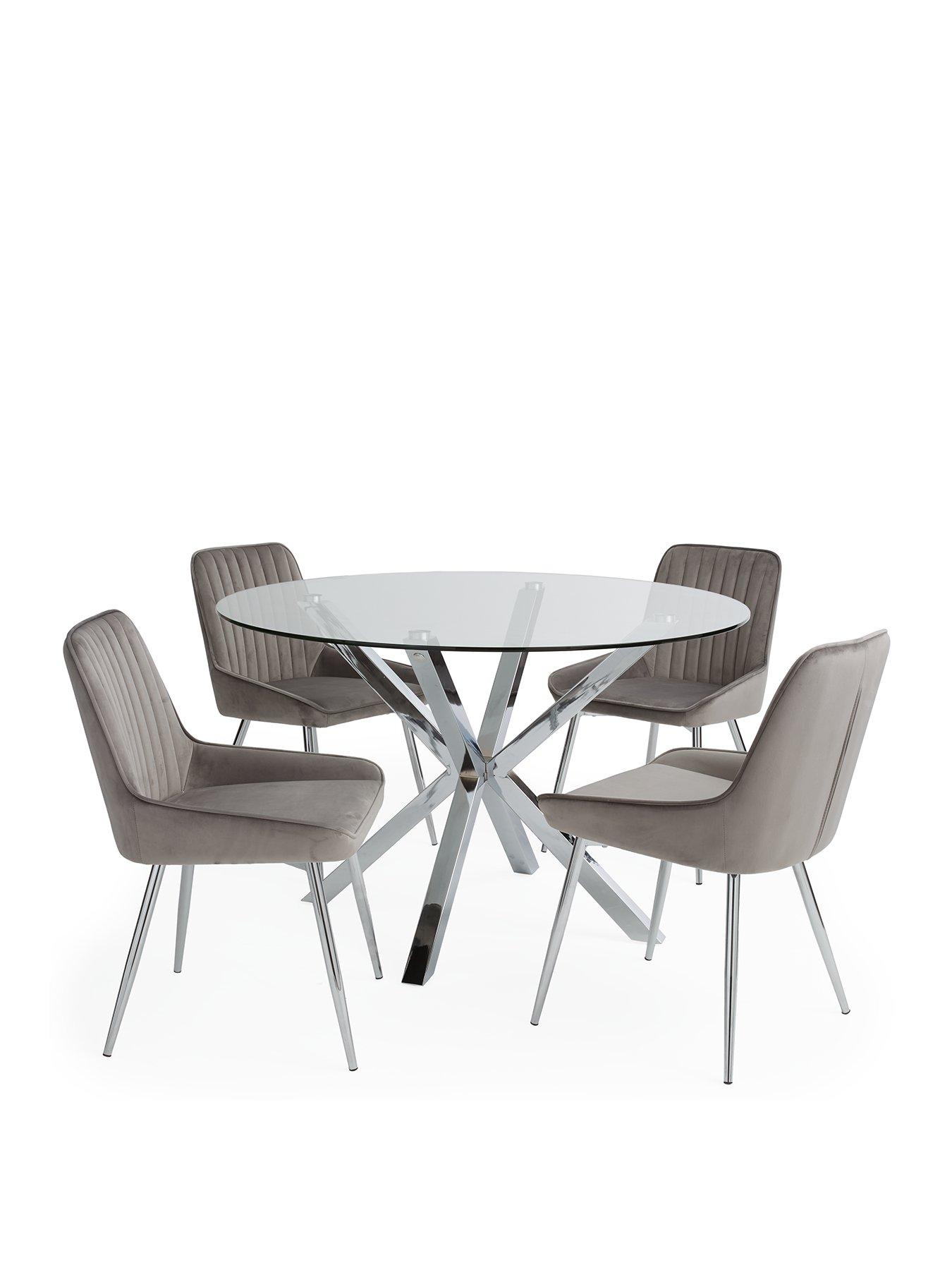 very-home-chopstick-120-cm-round-dining-table-nbsp4-alisha-chairs-chromegreystillFront