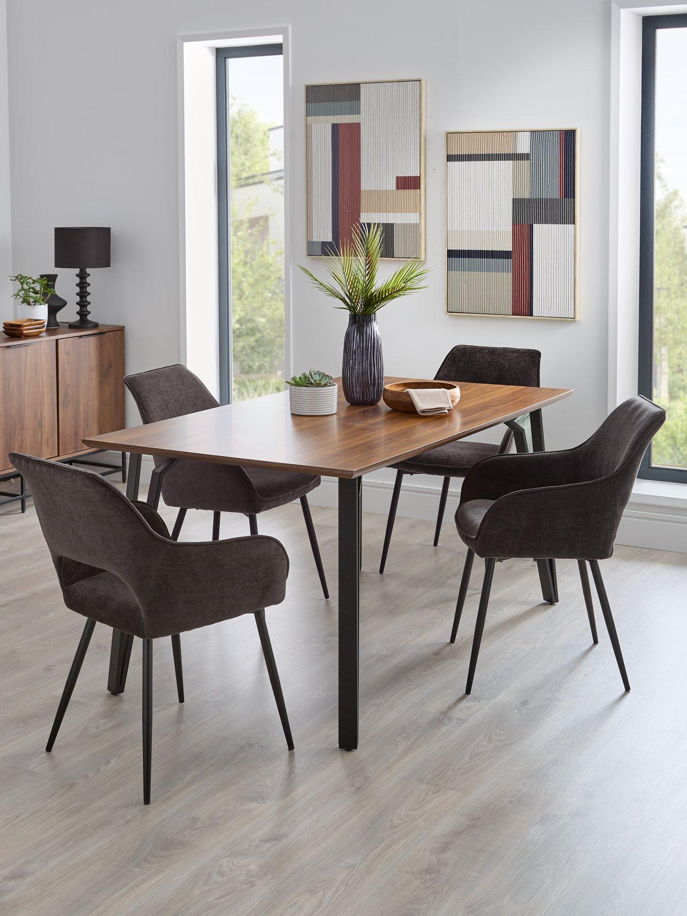 very-home-sheldon-160-cm-dining-table-4-fabric-sheldon-chairs-brownblackcharcoal