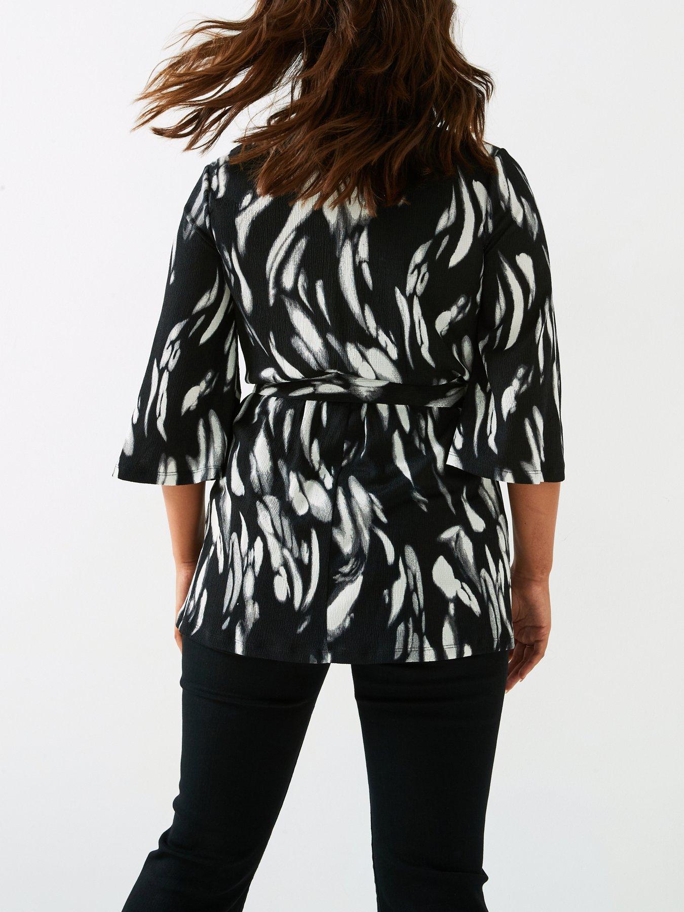 v-by-very-curve-stretch-textured-wrap-top-printstillFront