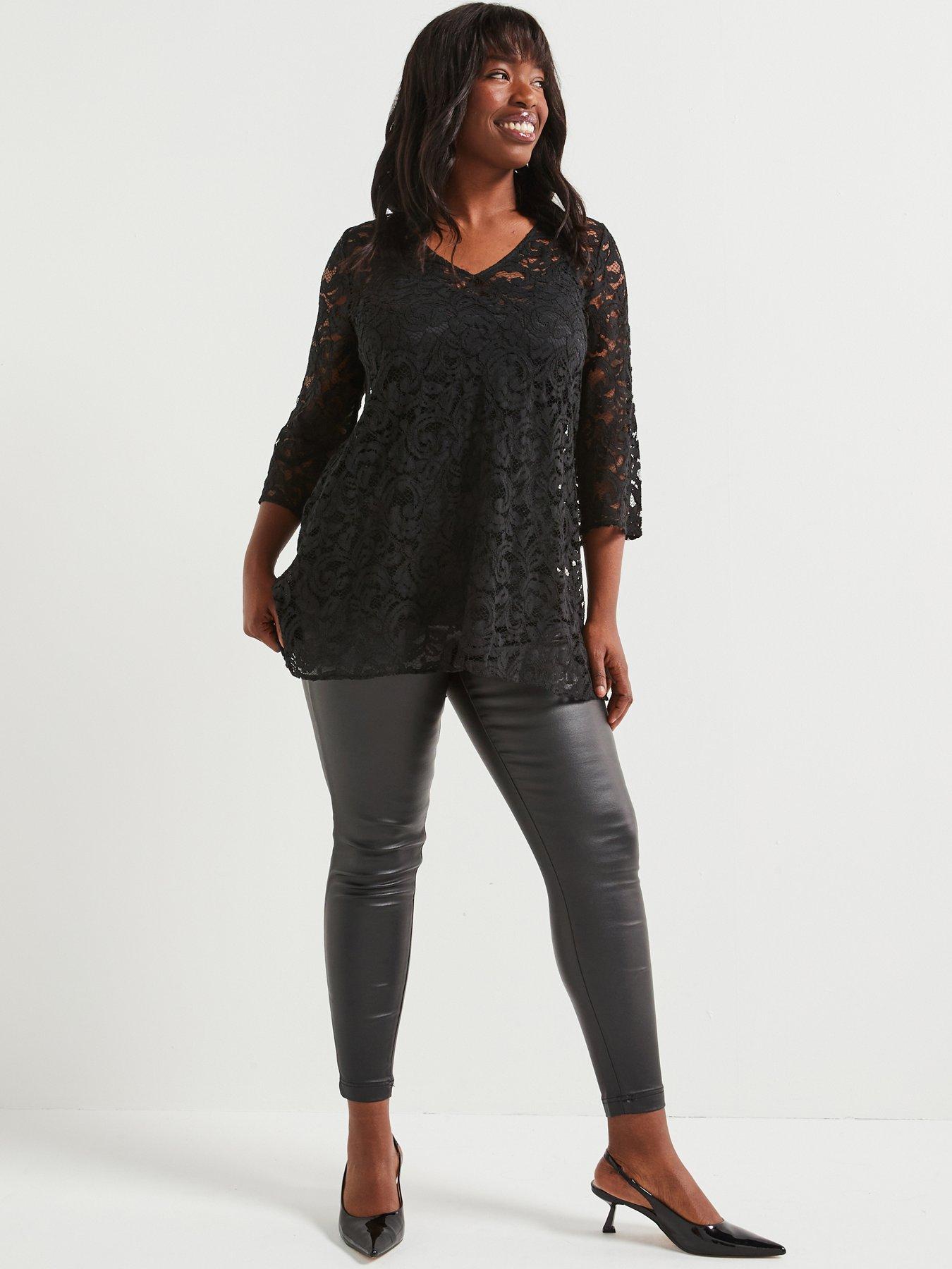 v-by-very-curve-all-over-lace-tunic-with-cami-blackfront