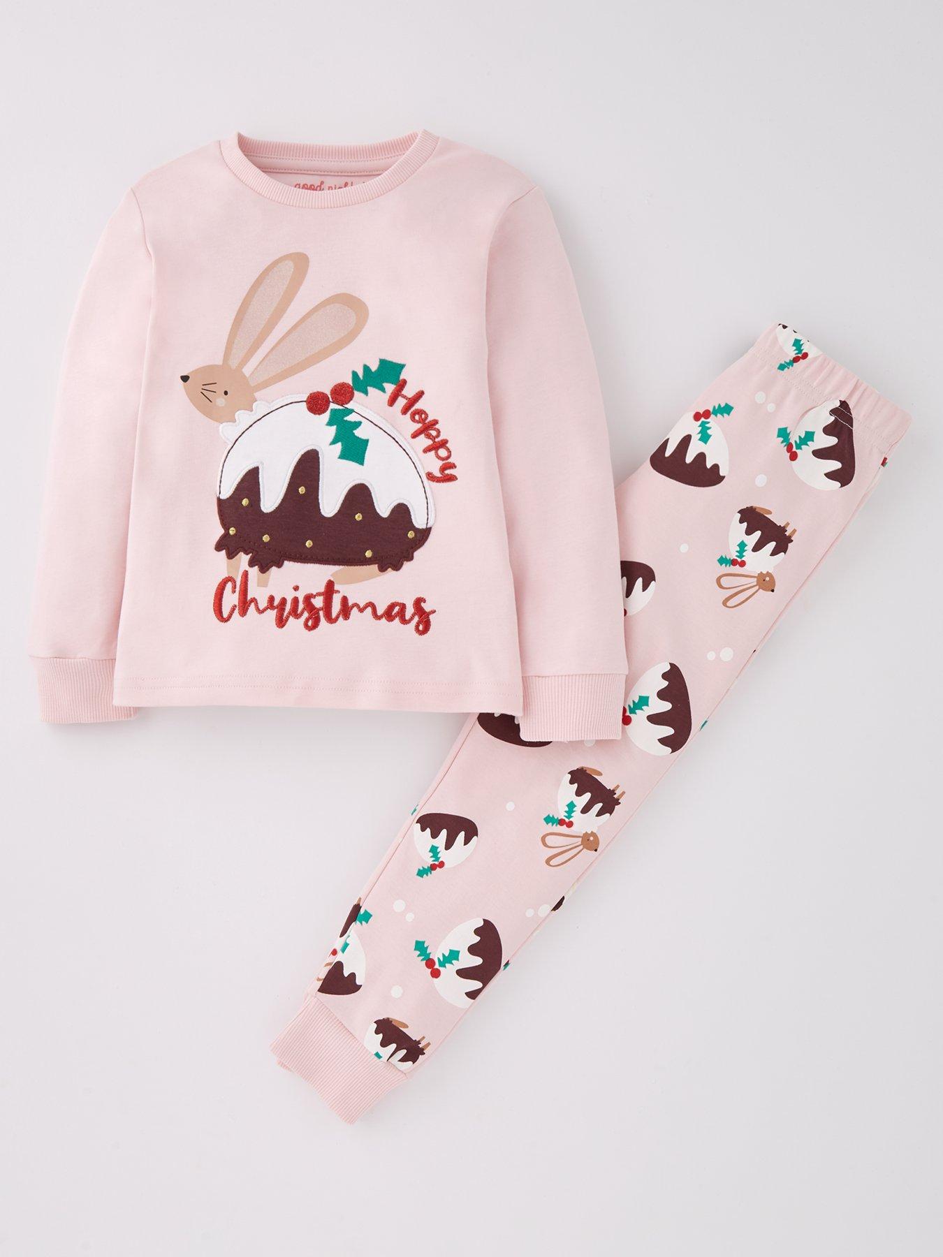 mini-v-by-very-girls-christmas-bunny-pudding-single-pyjama-pink