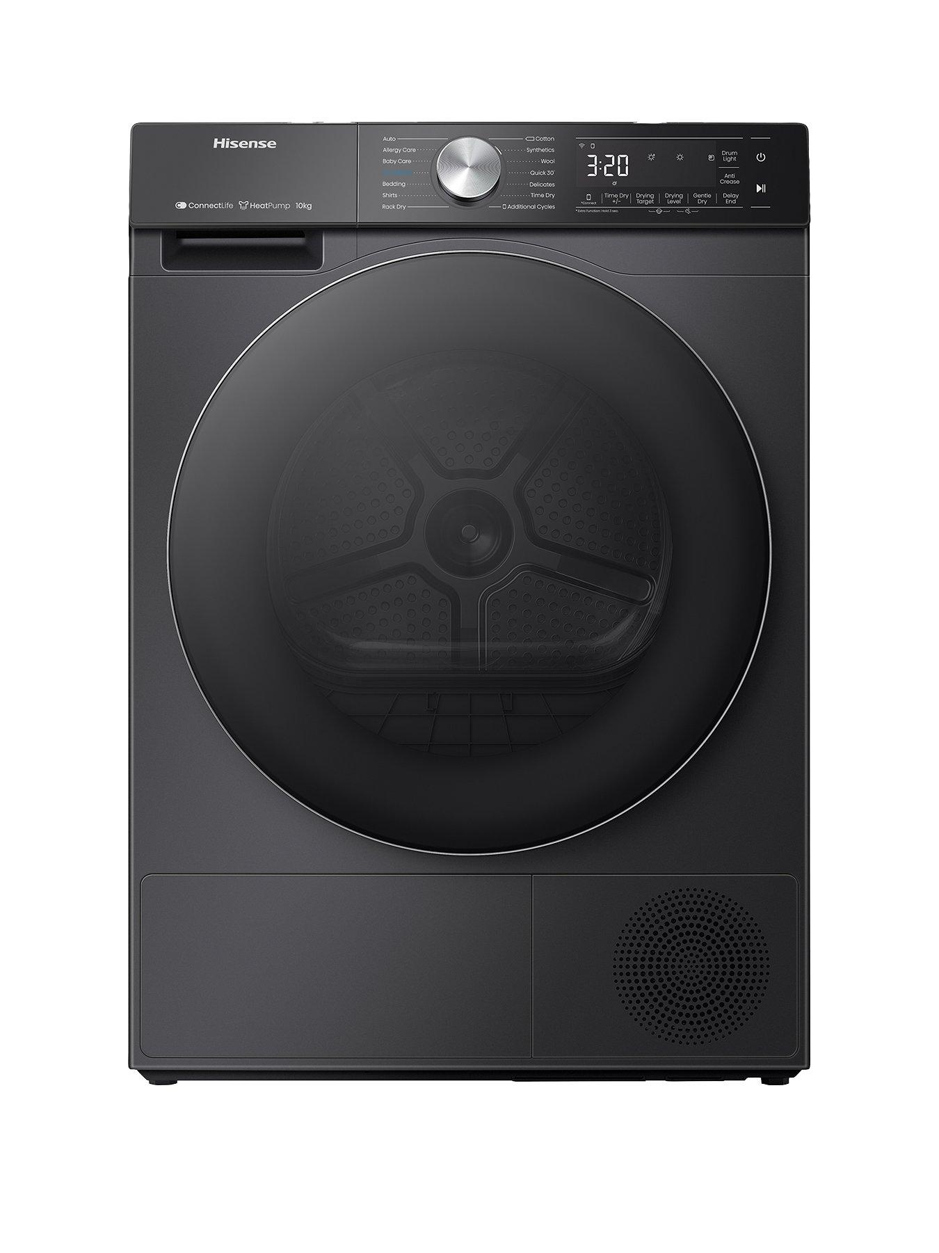 hisense-hisense-5s-series-dh5s102bb-10kg-ion-refresh-tumble-dryer-with-touch-control-black-a-rated