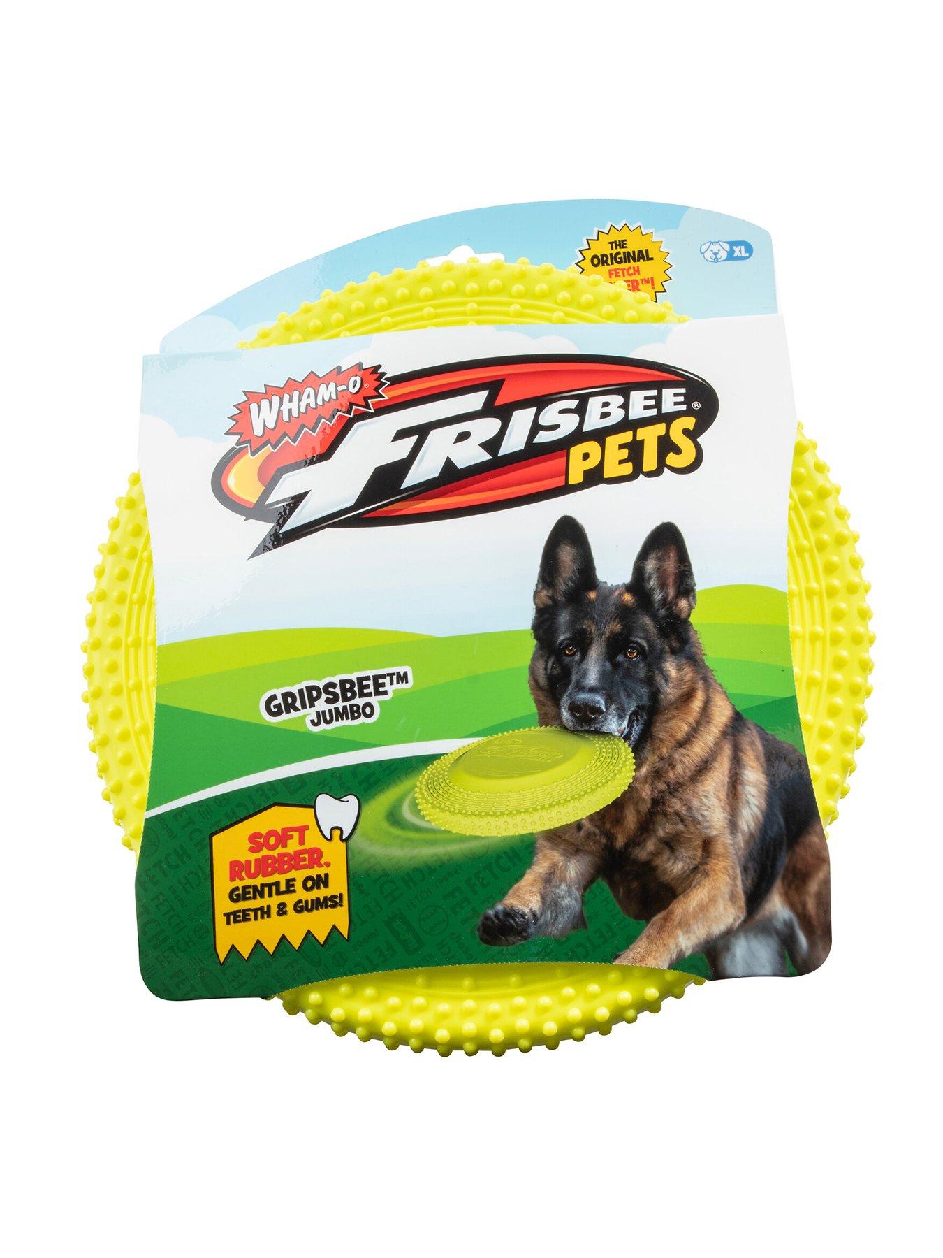 Image of Wham-O Wham-O Pets Frisbee Gripsbee - The Original Fetch Flyer - Jumbo Frisbee - Flying, Floatable Disc Dog Toy