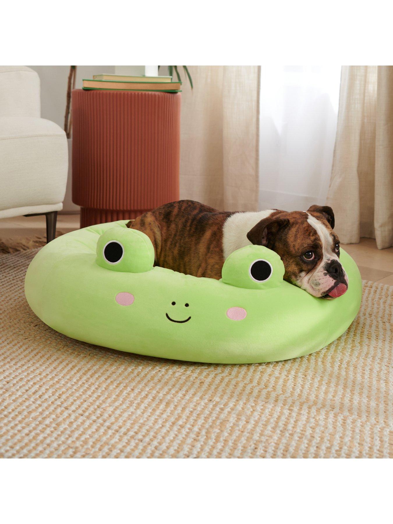 Image 6 of 7 of Squishmallows 20-Inch Wendy Frog Pet Bed - Small Ultrasoft Original Squishmallows Plush Pet Bed