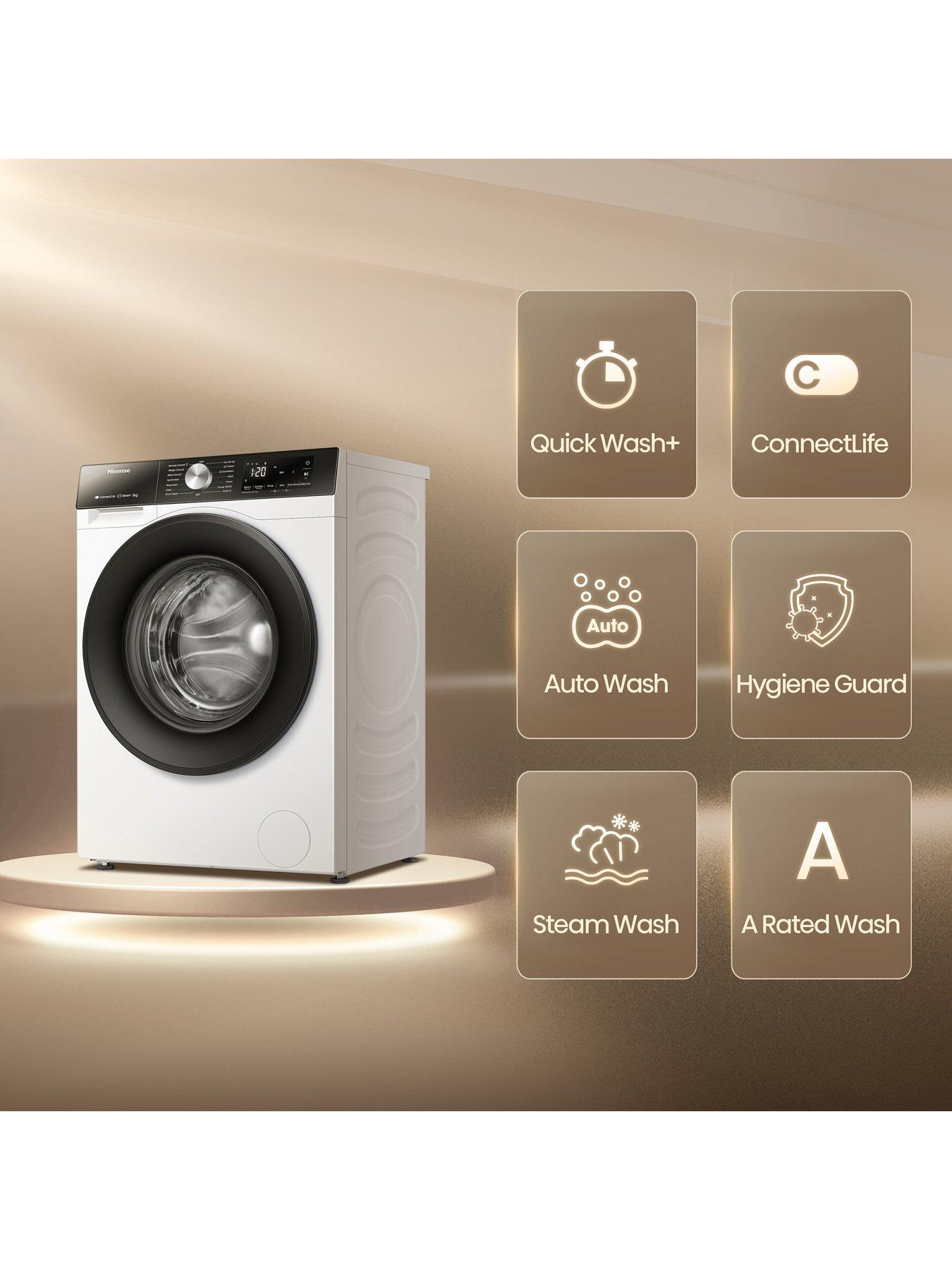 hisense-3s-series-wf3s8043bw-8kg-1400-spin-steam-washing-machine-white-a-ratedstillFront