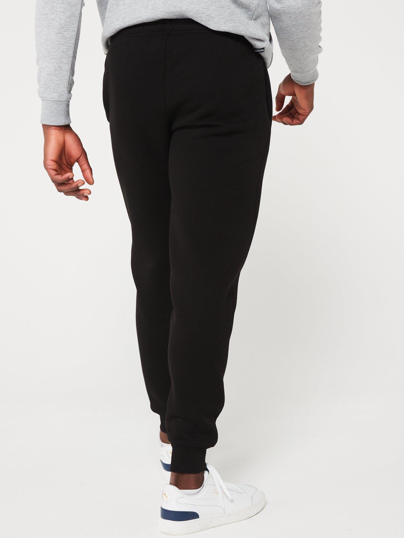 Image 2 of 4 of Gym King Mens Fundamental Fleece Jogger - Black