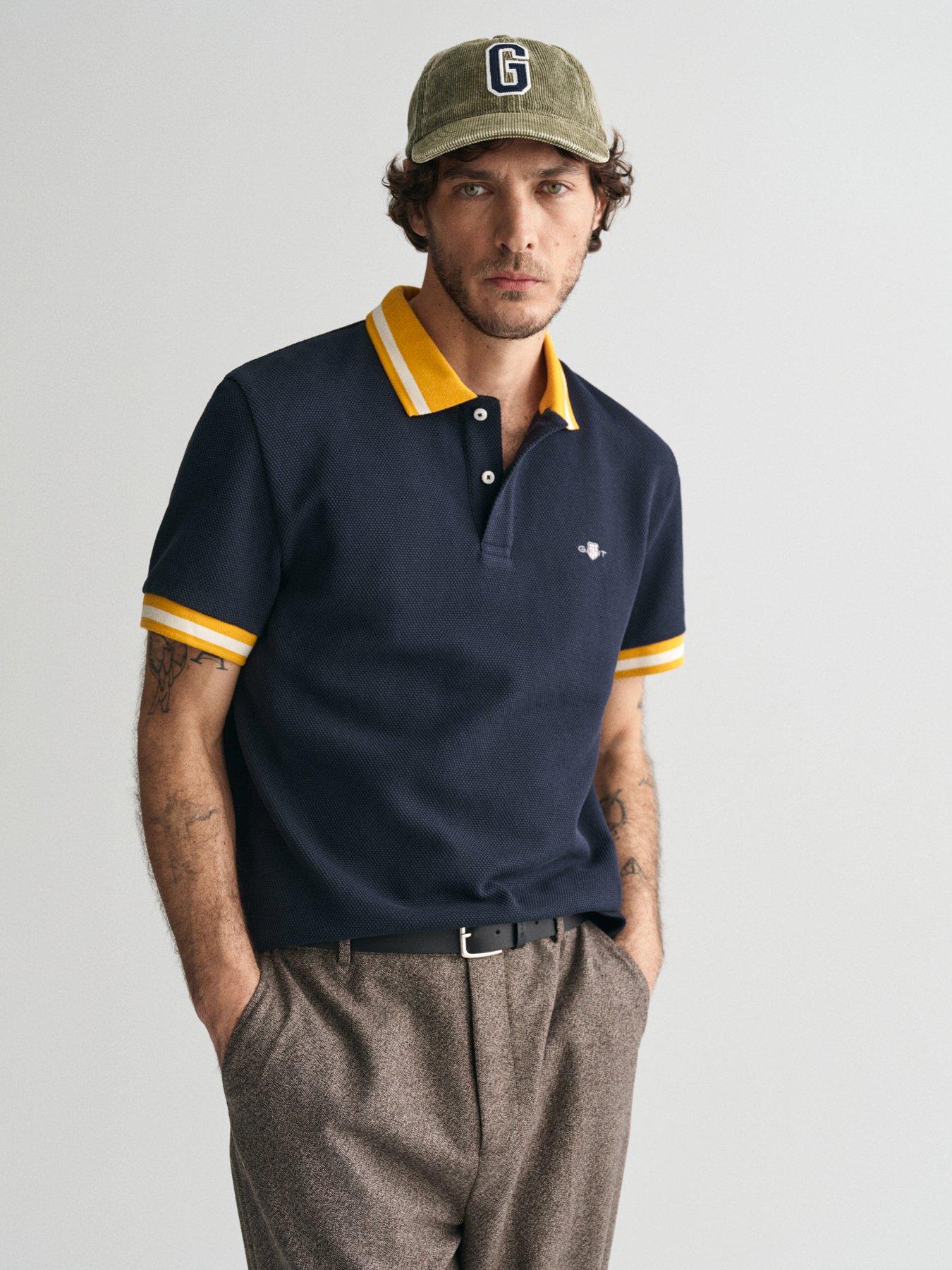 gant-gant-regular-fit-popcorn-texture-polo-shirt-navy