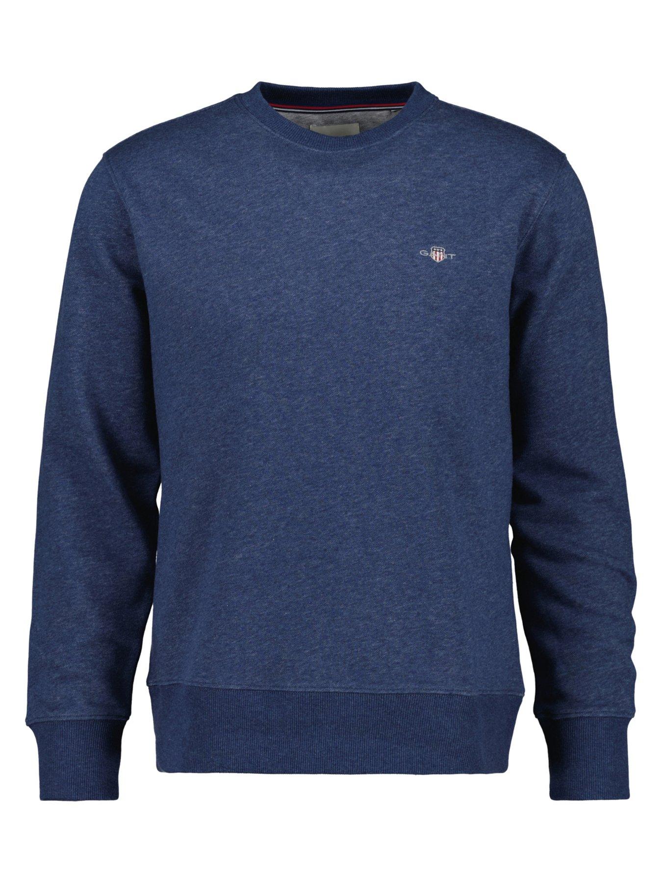 gant-gant-regular-fit-shield-crew-neck-sweat-blue