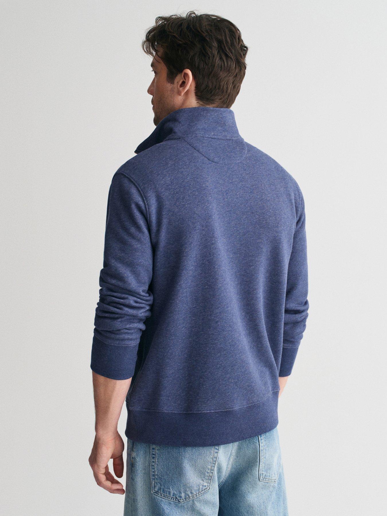 gant-gant-regular-fit-shield-half-zip-sweat-bluestillFront