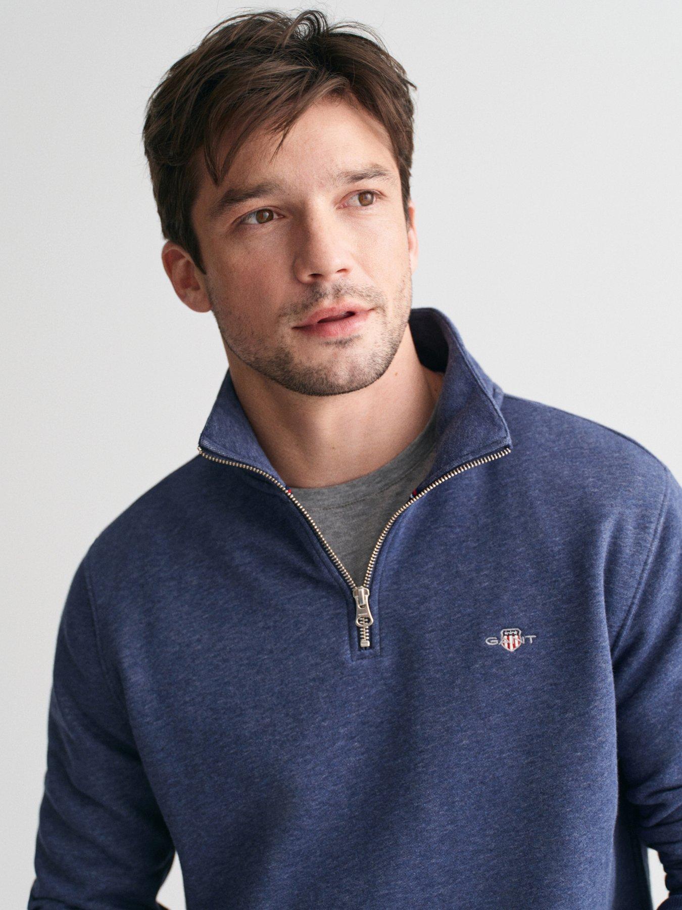 gant-gant-regular-fit-shield-half-zip-sweat-blueoutfit