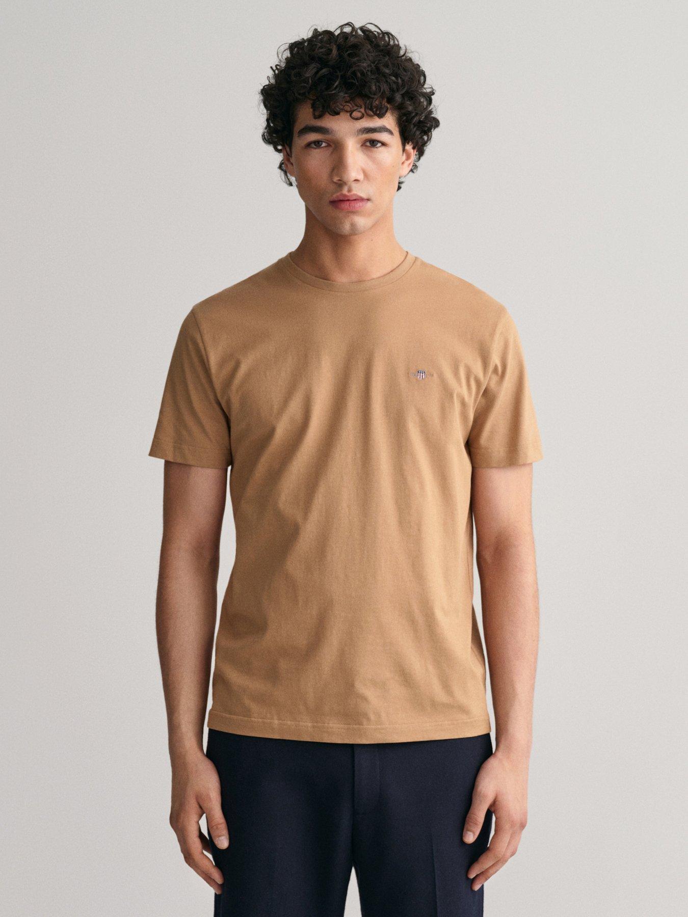 gant-gant-regular-fit-shield-t-shirt-khaki